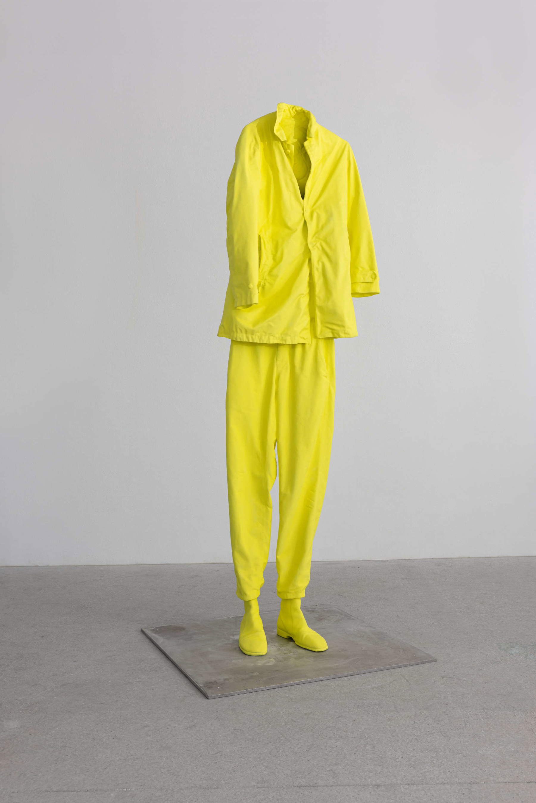 Erwin Wurm, *Ghost*, *Substitutes* series (2022; aluminum, paint, 300 x 87 x 56 cm). Photo: Markus Gradwohl &copy; Erwin Wurm, Bildrecht, Vienna 2026