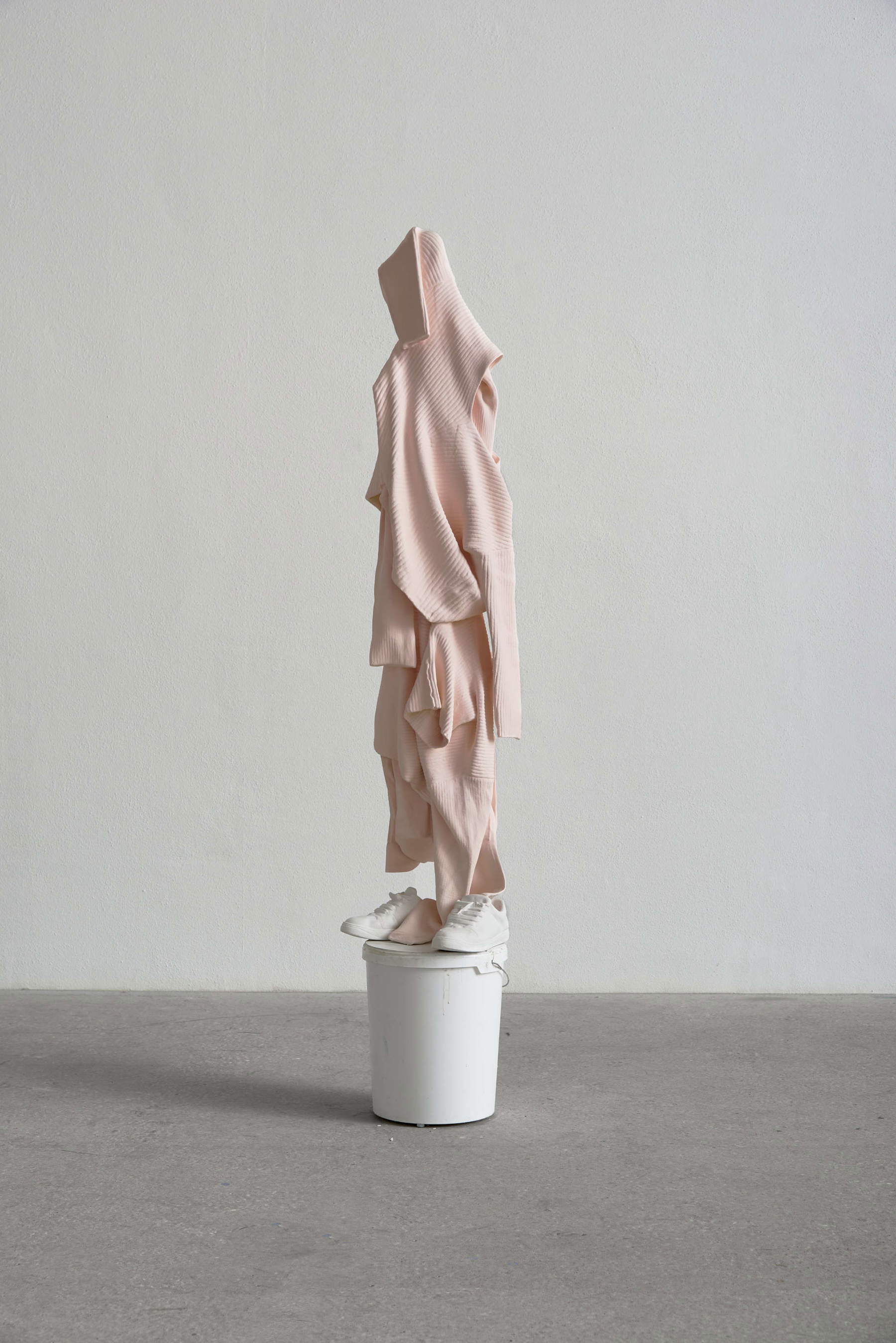 Erwin Wurm, *Repentance (After Donatello)* (2023; aluminum, paint; 210 x 40 x 40 cm). &copy; Erwin Wurm, Bildrecht, Vienna 2026. Photo: Markus Gradwohl