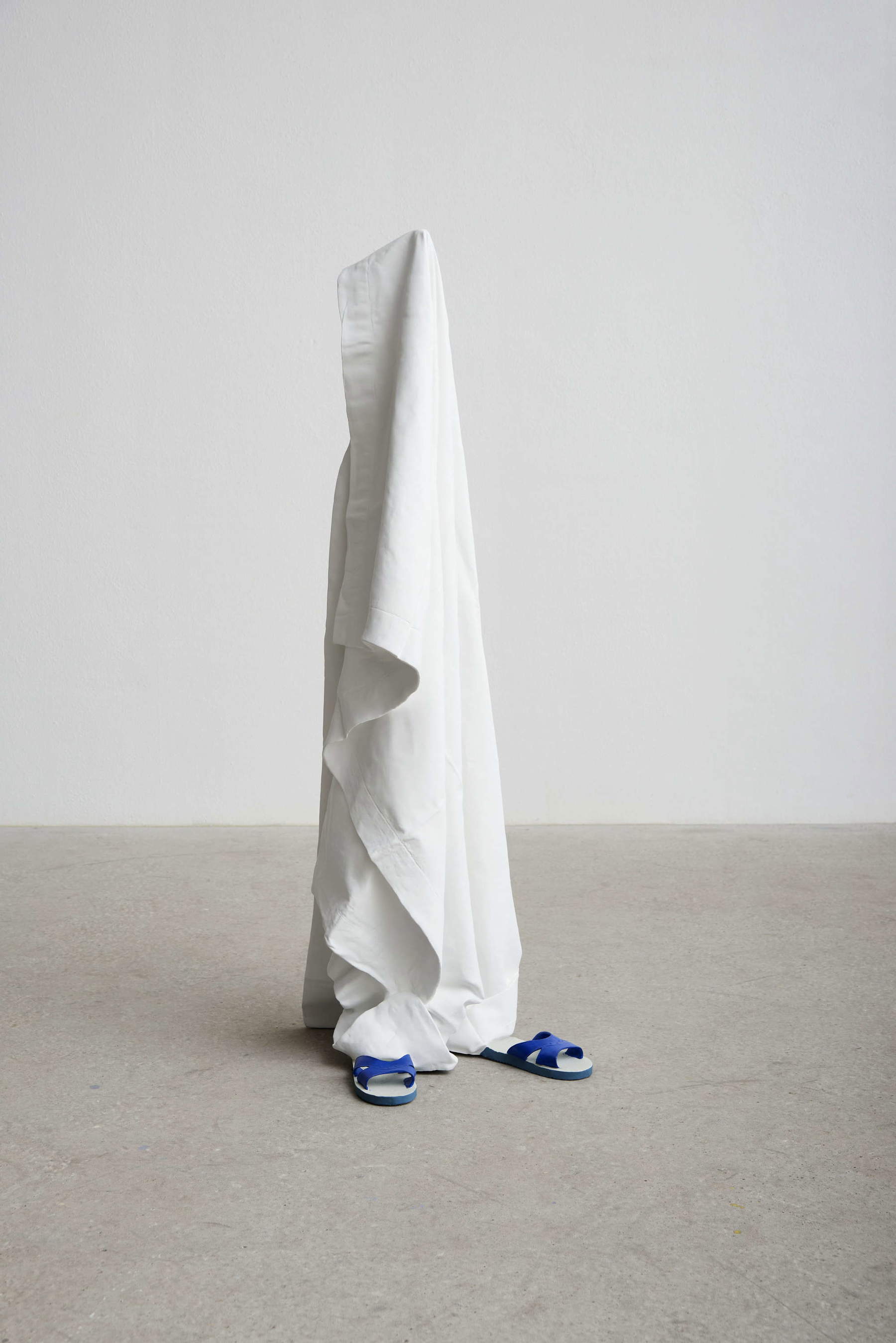 Erwin Wurm, *Yikes*, *Substitutes* series (2024; aluminum, paint, 154 x 46 x 54 cm). &copy; Erwin Wurm, Bildrecht, Vienna 2026; photo: Markus Gradwohl