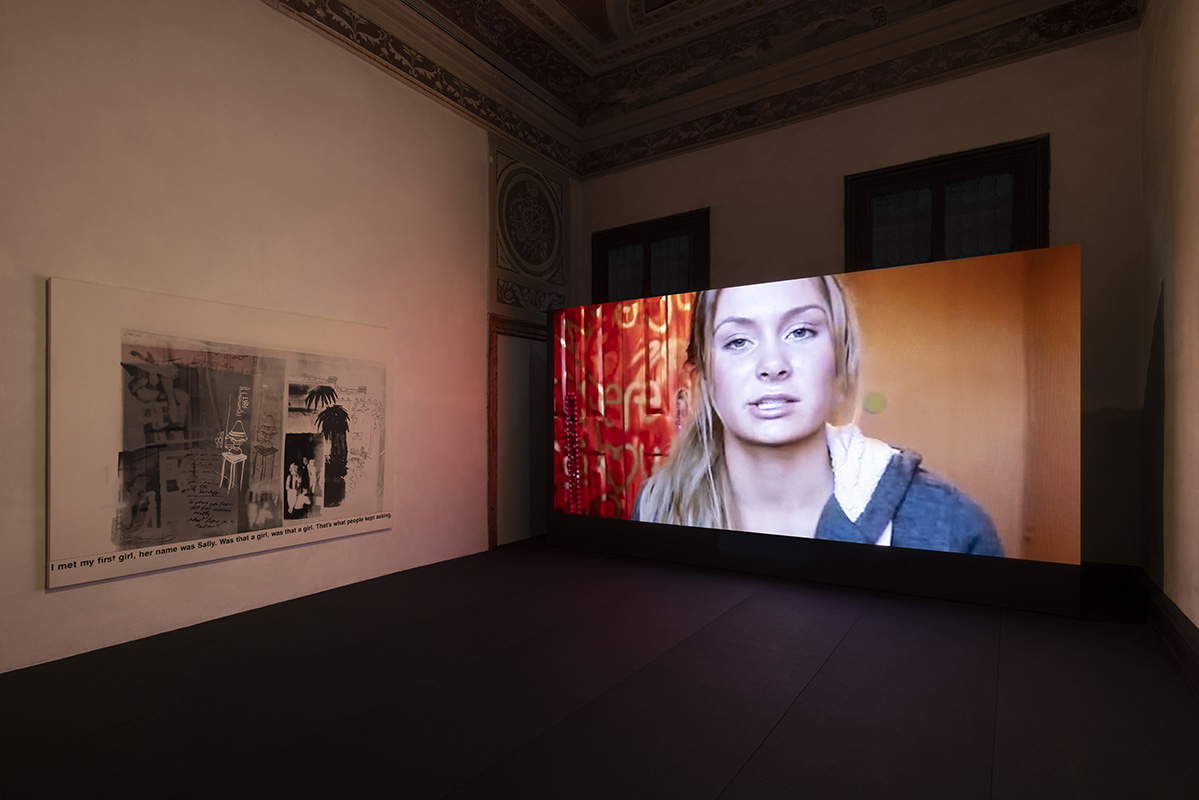 Installations de l'exposition « Helter Skelter : Arthur Jafa et Richard Prince ». Photo : Andrea Rossetti