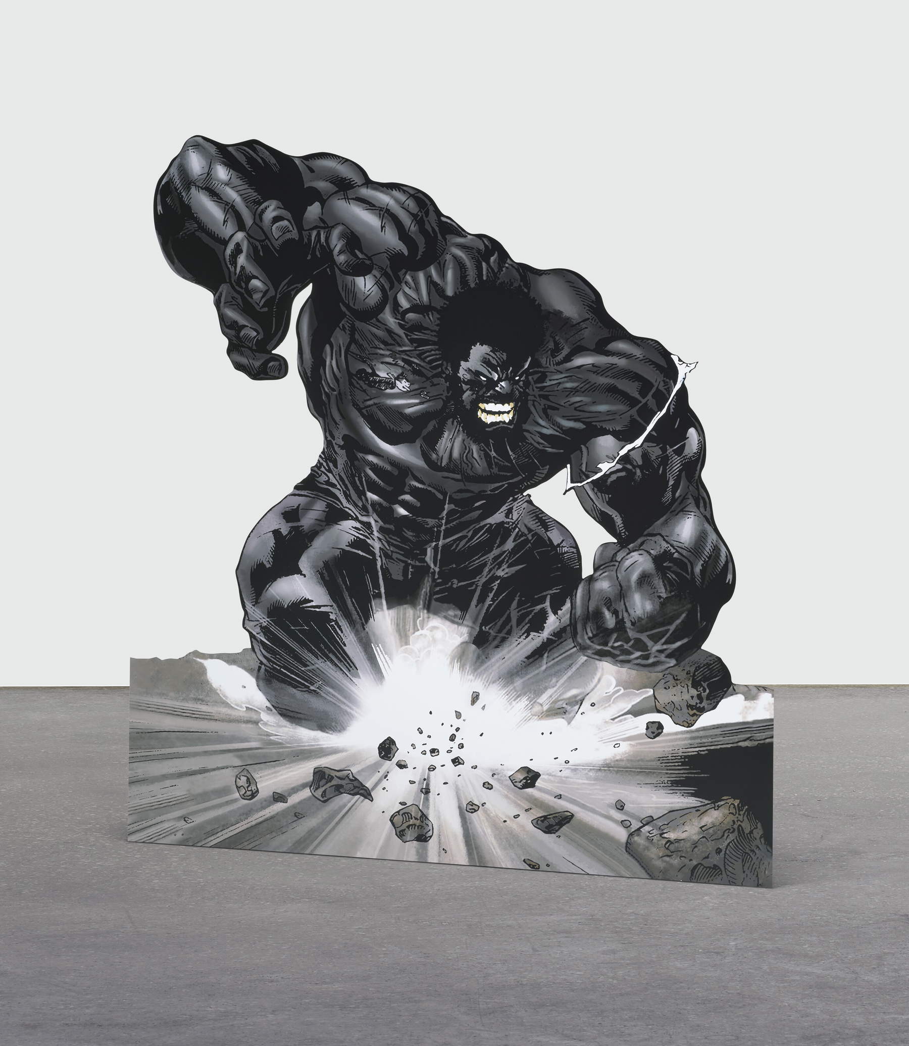 Arthur Jafa, LeRage (2017 ; impression chromogénique sur aluminium, 212 x 196 x 51 cm)