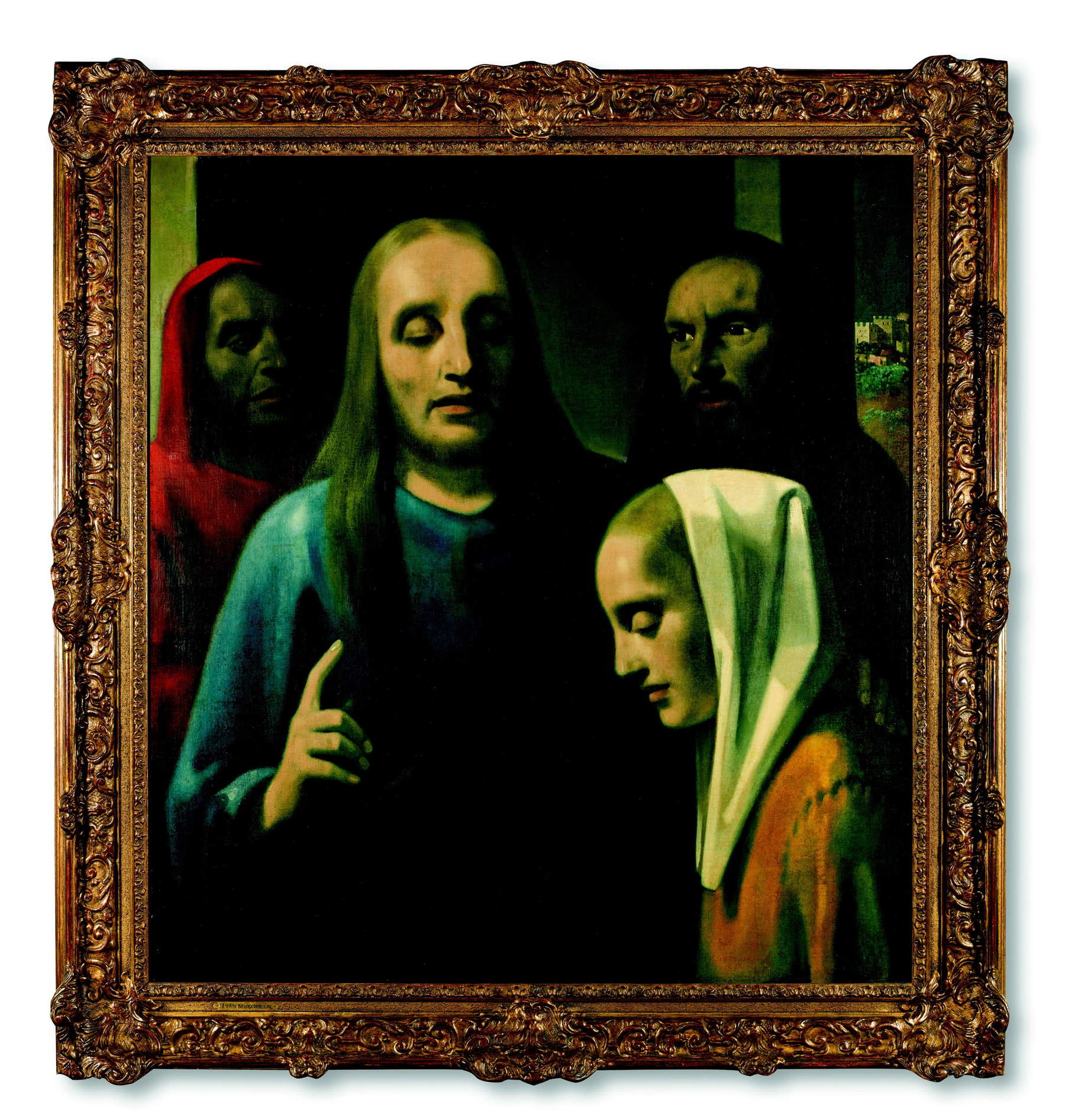 Han van Meegeren, Christus und die Ehebrecherin (1942; Holztafel, 100 x 90 cm; Zwolle, Museum De Fundatie)