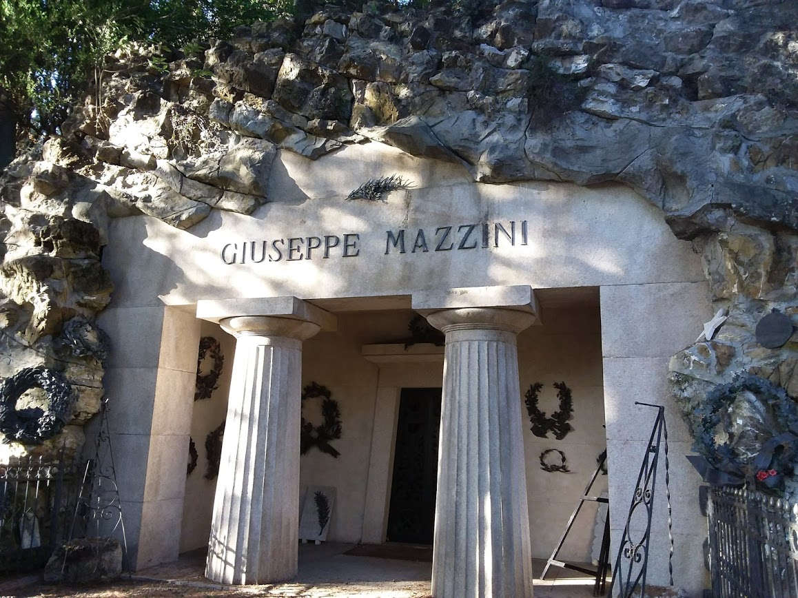 Gaetano Vittorio Grasso, Mausoleo di Mazzini, 1874