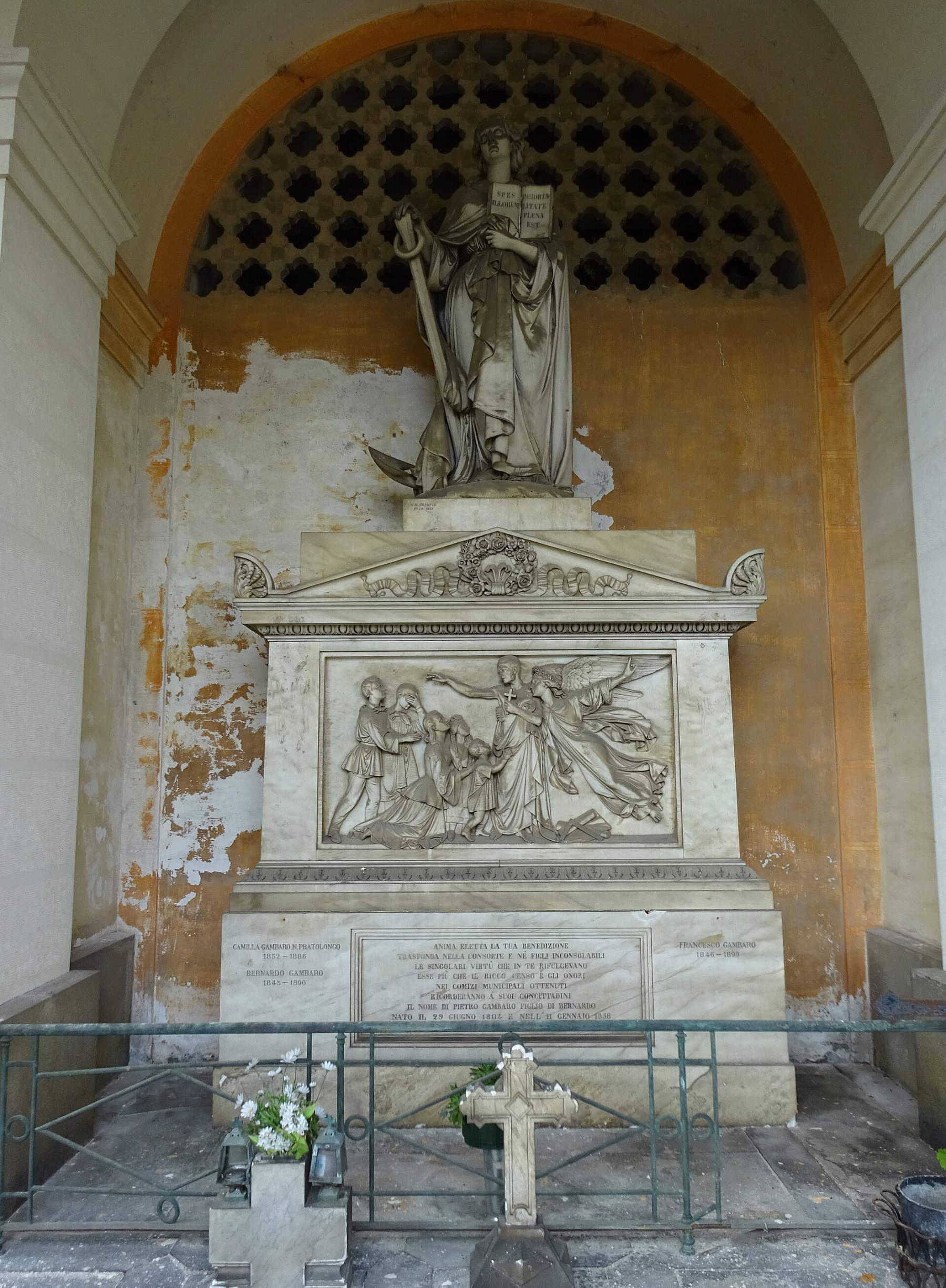 Giovanni Battista Cevasco, Monumento Gambaro, 1861