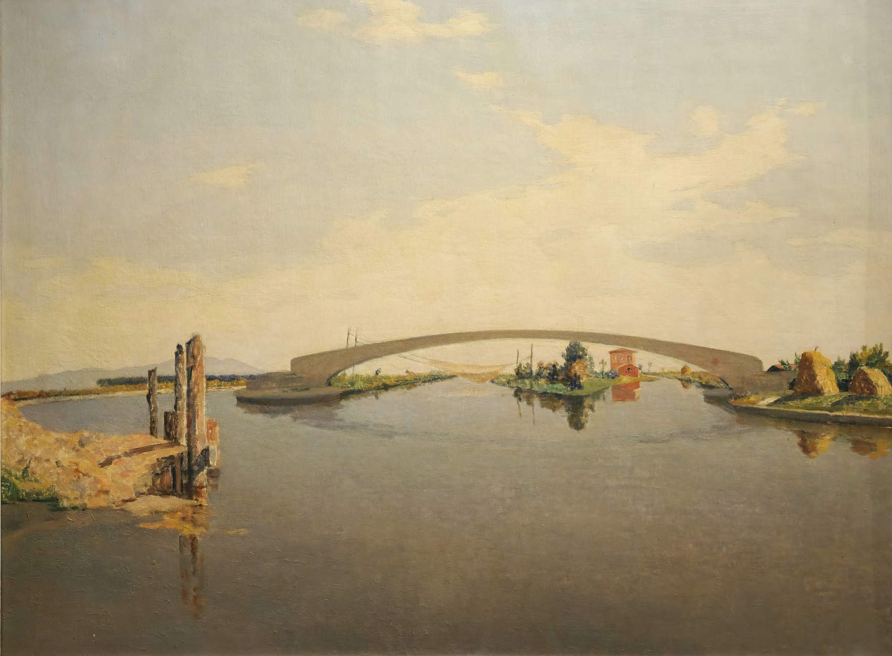 Memo Vagaggini, Maremma (1950s; oil on panel, 63.5 x 83 cm; private collection)