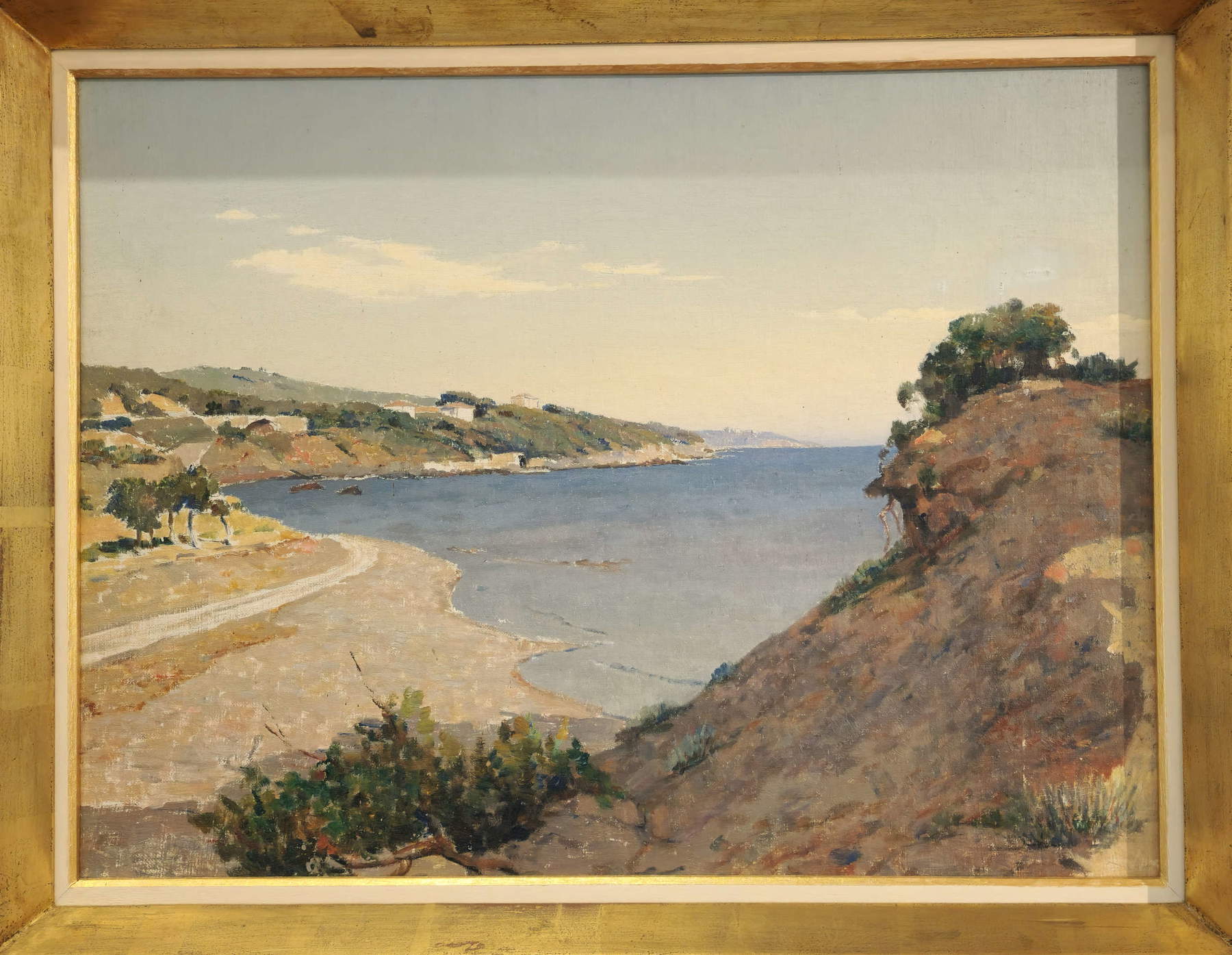 Memo Vagaggini, Quercianella (1950s; oil on panel, 40 x 50 cm; private collection)