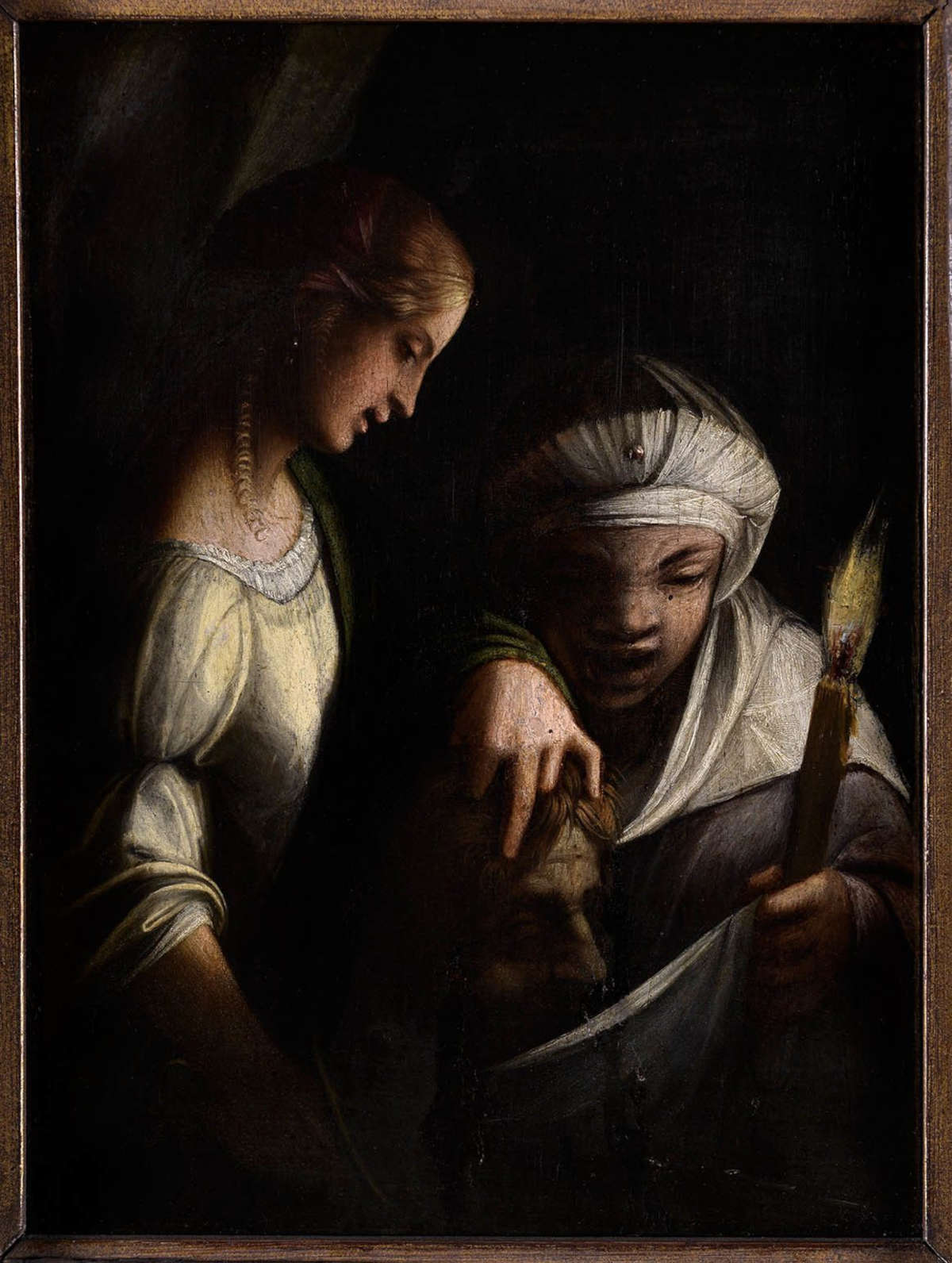 Judith and Her Maidservant with the Head of Holofernes (1510–1511), an extraordinary pictorial foray into the night. Strasbourg, Mus&eacute;e des Beaux-Arts.