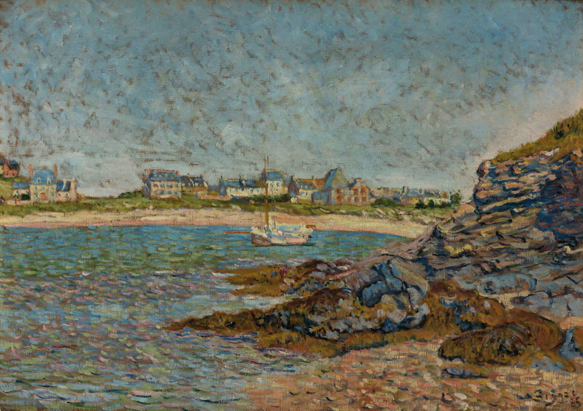 Paul Signac, Vue du port, Saint-Briac (1885 ; huile sur toile, 46 x 65 cm ; Rotterdam, Musée Boijmans Van Beuningen). Photo : Studio Tromp