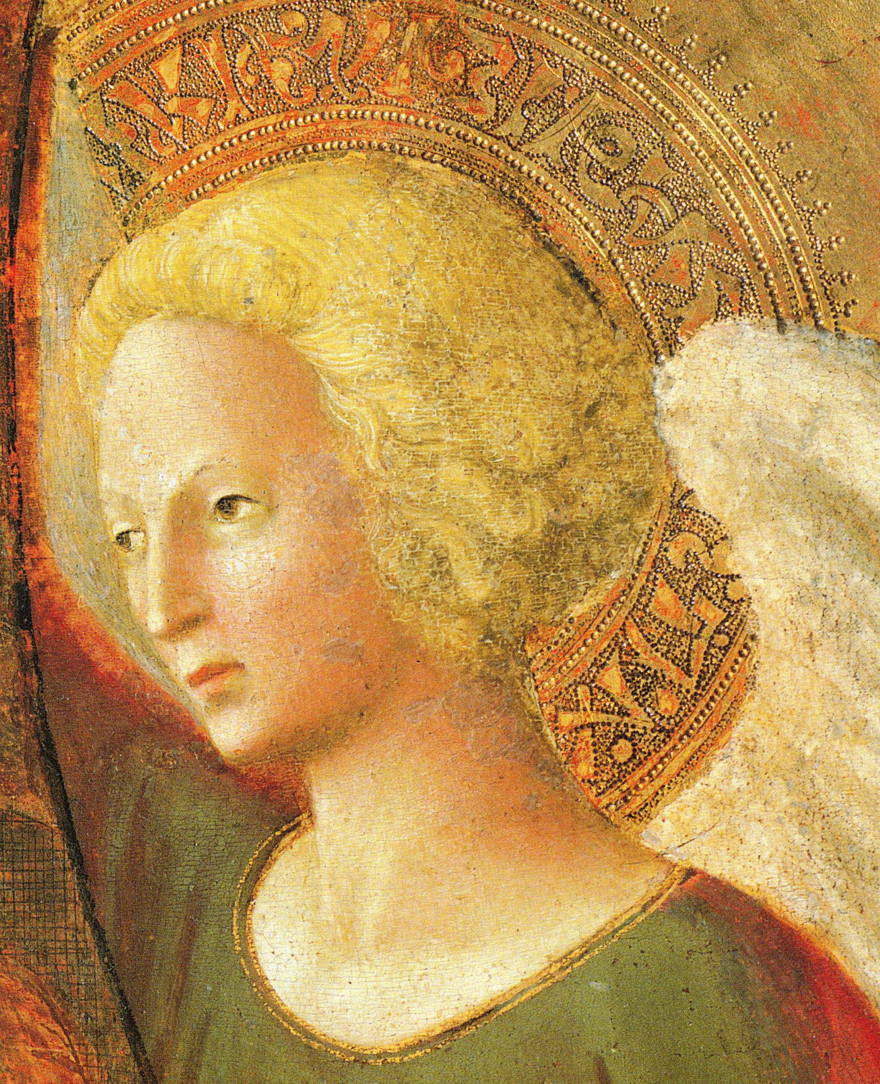 10. Masaccio et Masolino, La Vierge à sainte Anne, détail (Florence, Galerie des Offices)