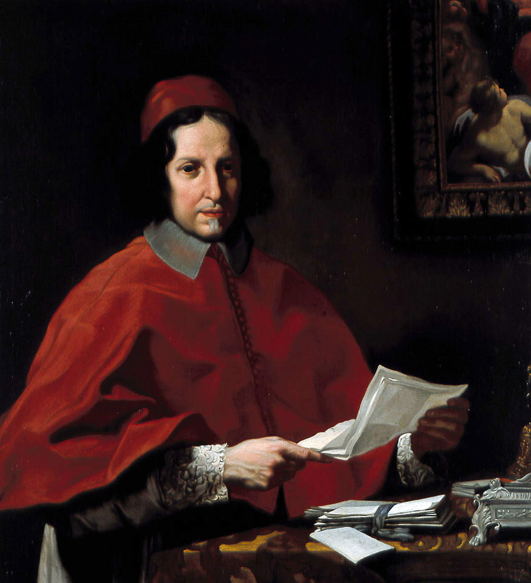 Carlo Maratta, Cardinal Alderano Cybo (oil on canvas, 106 x 92 cm). Presented by: Cantore Galleria Antiquaria