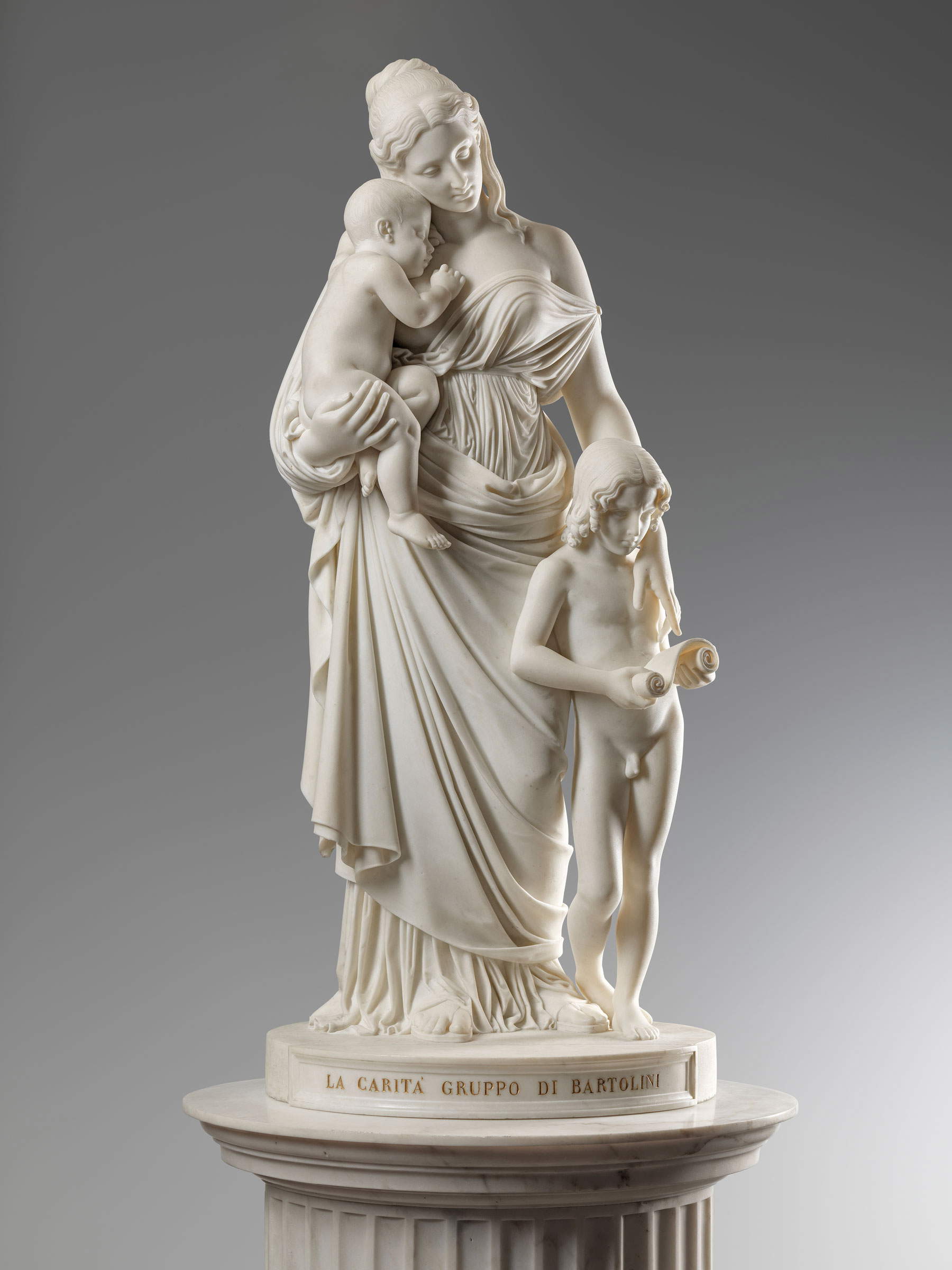 Lorenzo Bartolini, *Charity* (1846; marble, 99 cm without the base). Nominated by: Walter Padovani