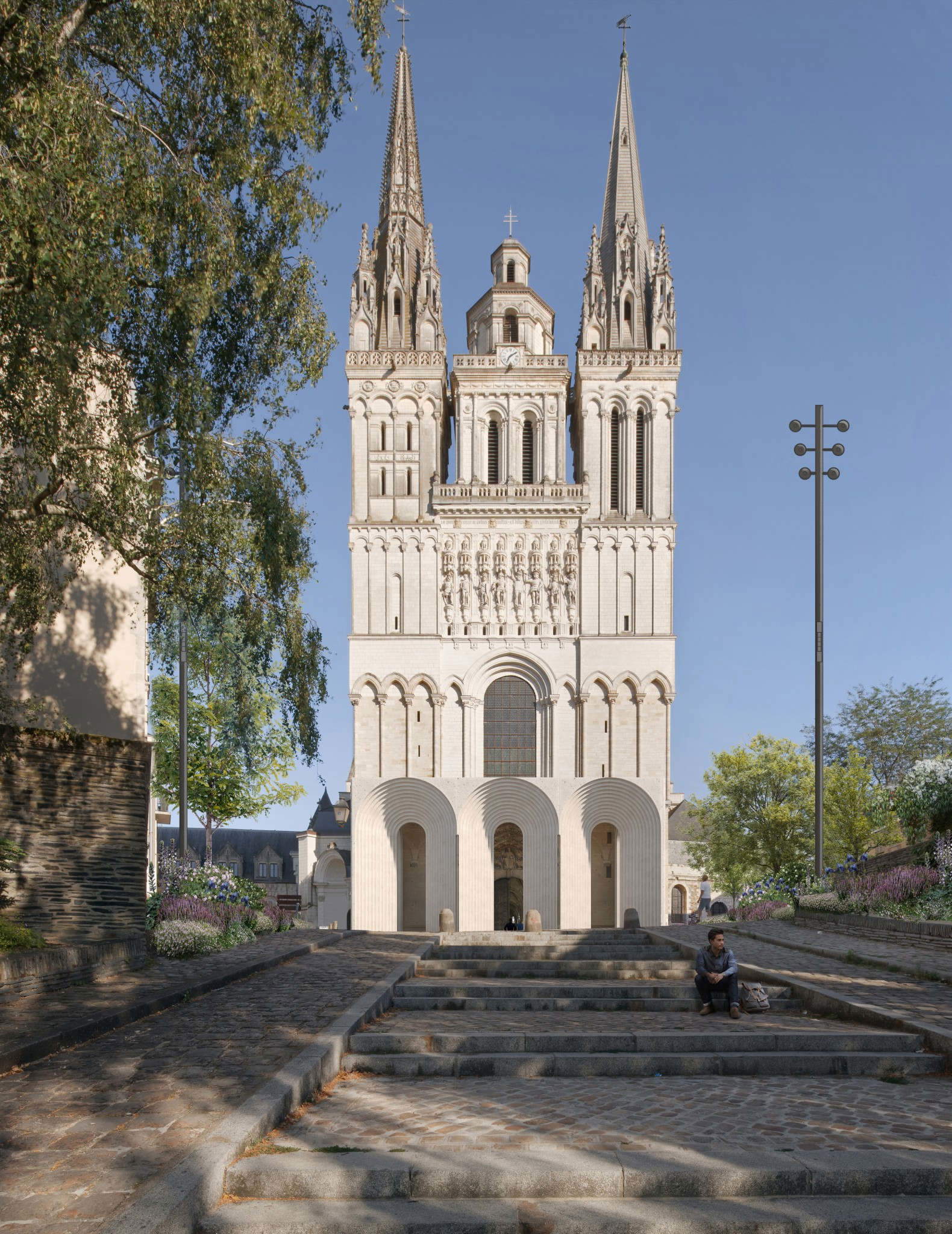 Catedral de Angers. Foto: Kengo Kuma &amp; Associates / l&rsquo;autre image y Arts des Villes Et des Champs