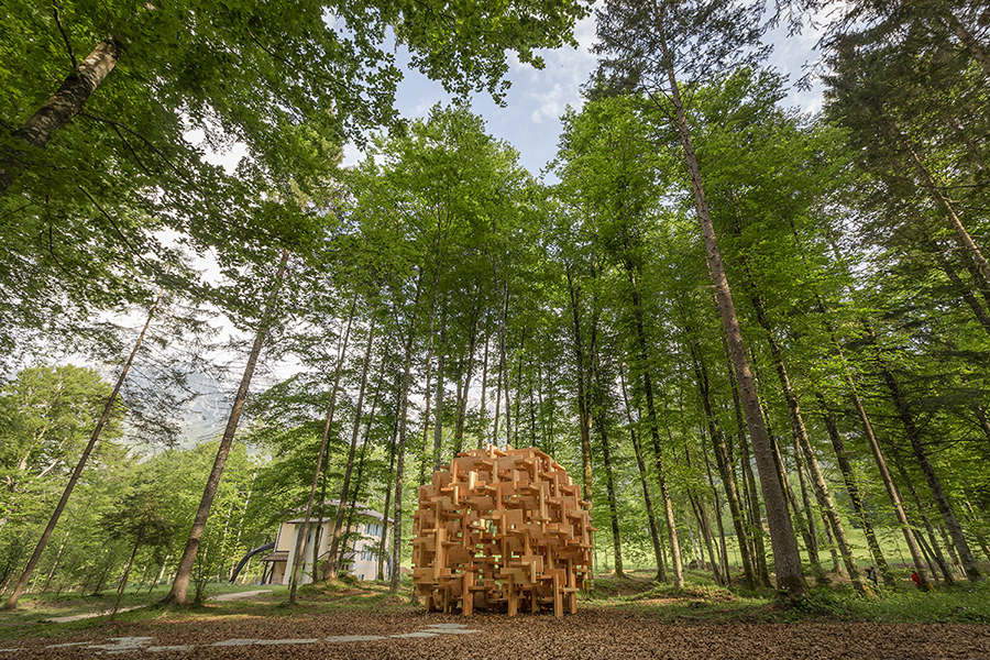 Pabellón Kodama. Foto: Kengo Kuma &amp; Associates