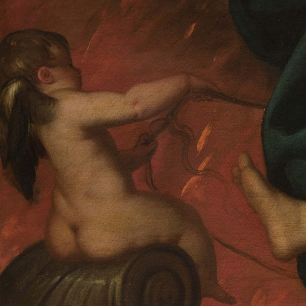 Alessandro Varotari, conocido como «il Padovanino», «El rapto de Perséfone», detalle. Foto: Ministerio de Cultura / Galerías de la Academia de Venecia