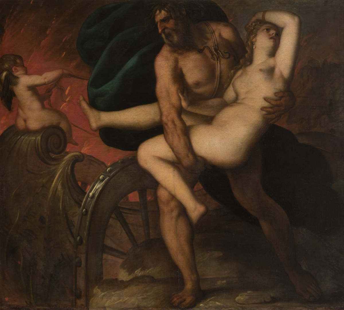 Alessandro Varotari, conocido como «il Padovanino», «El rapto de Perséfone» (óleo sobre lienzo, 169 x 190 cm; Venecia, Galerías de la Academia, n.º de inventario 551). Foto: Ministerio de Cultura / Galerías de la Academia de Venecia