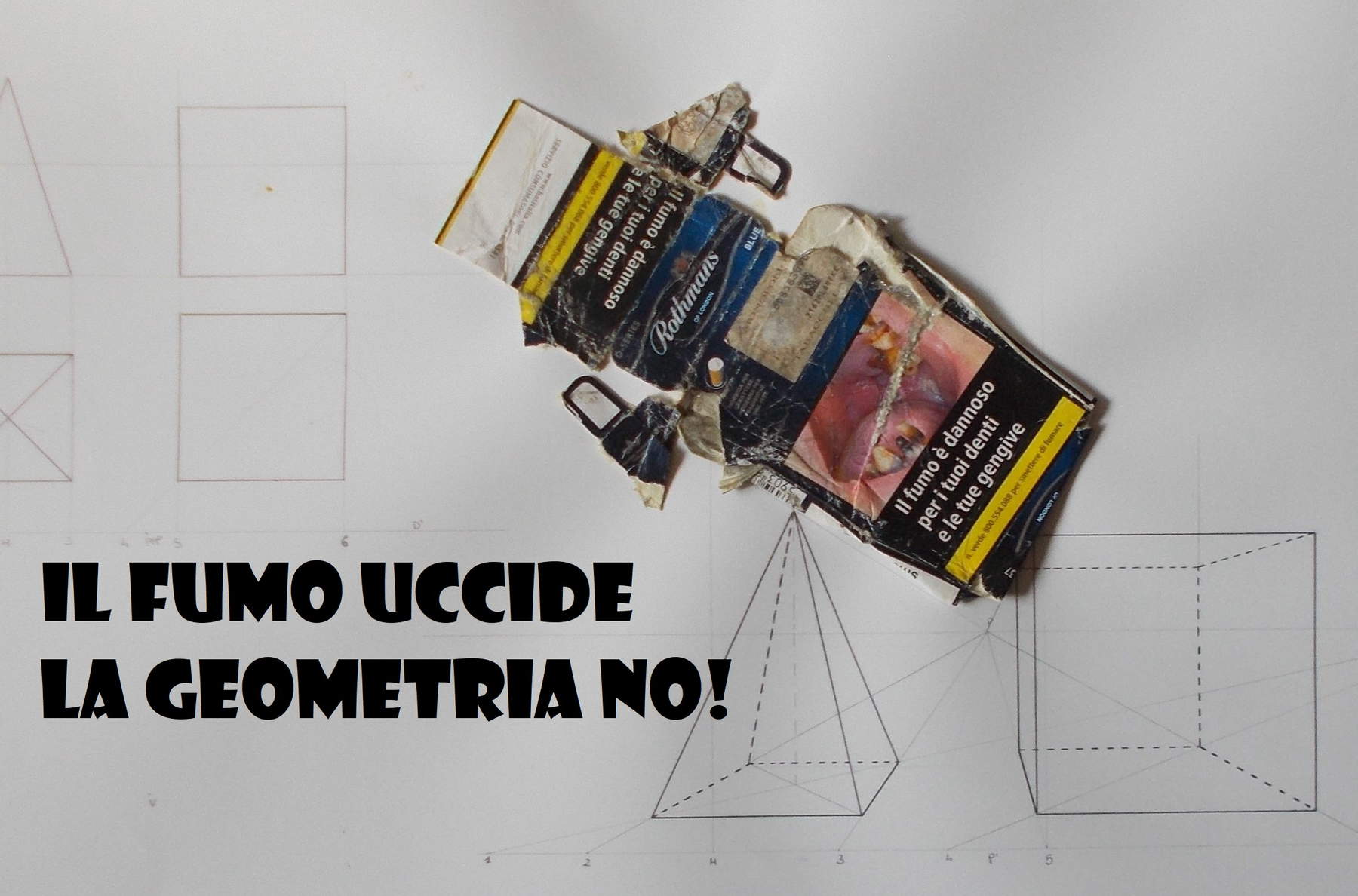 Pino Boresta: Rauchen tötet, Geometrie nicht