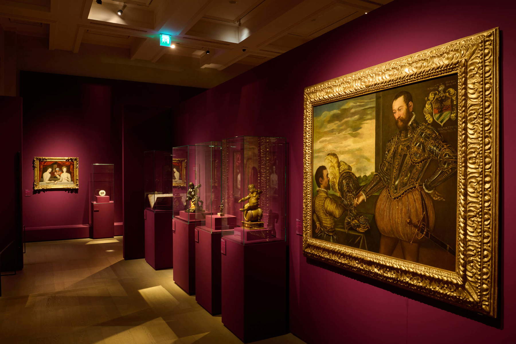 Ausstellungsgestaltung der Ausstellung „Schönheit und Hässlichkeit. Ideal, Realität, Karikatur in der Renaissance“. Foto: Maurizio Tosto