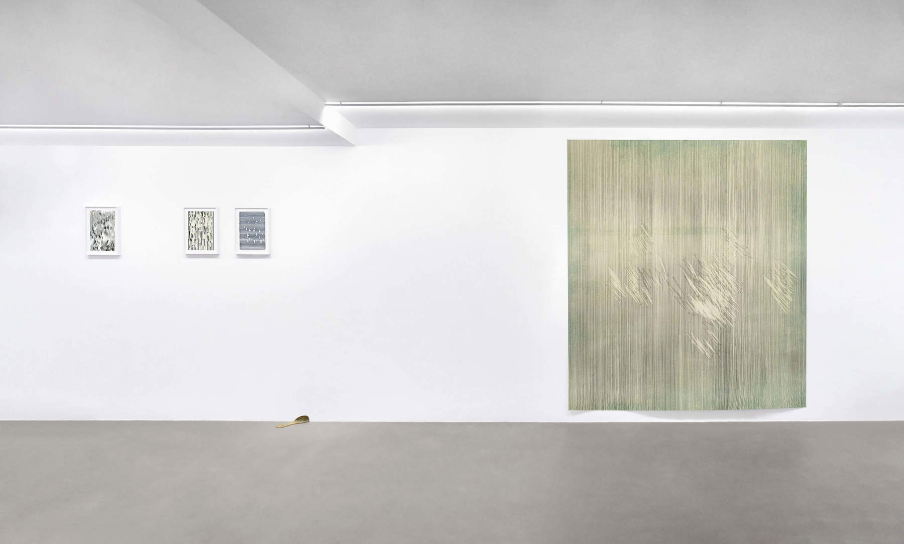 Blick in die Ausstellung „Perp&eacute;tuel“, 2026, Paris, Galerie Maubert &copy; Jeanne Ferrari