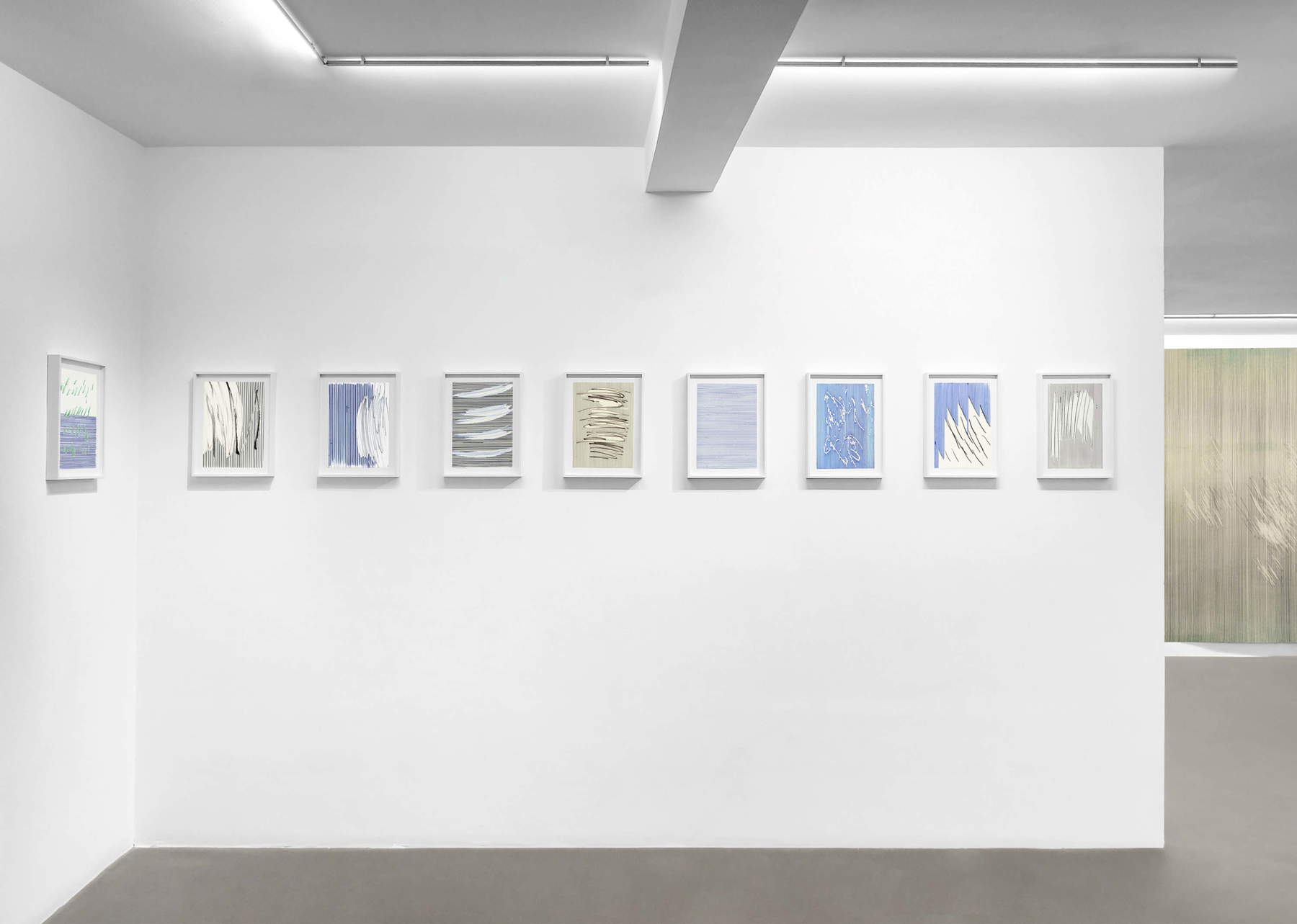 Blick in die Ausstellung „Perp&eacute;tuel“, 2026, Paris, Galerie Maubert &copy; Jeanne Ferrari