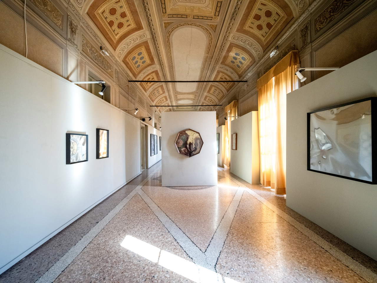 Exhibition installation for “Maurizio Donzelli: Incantamenti” in Bagnolo Mella (BS), Palazzo Bertazzoli. Photo: Federico Giannini