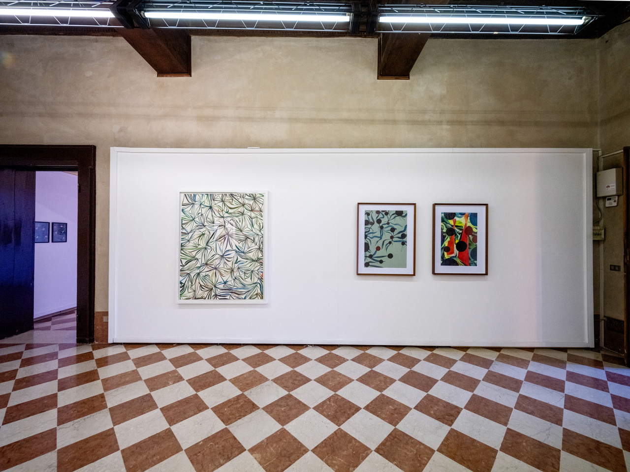Exhibition installation for “Maurizio Donzelli: Incantamenti” in Bagnolo Mella (BS), Palazzo Bertazzoli. Photo: Federico Giannini