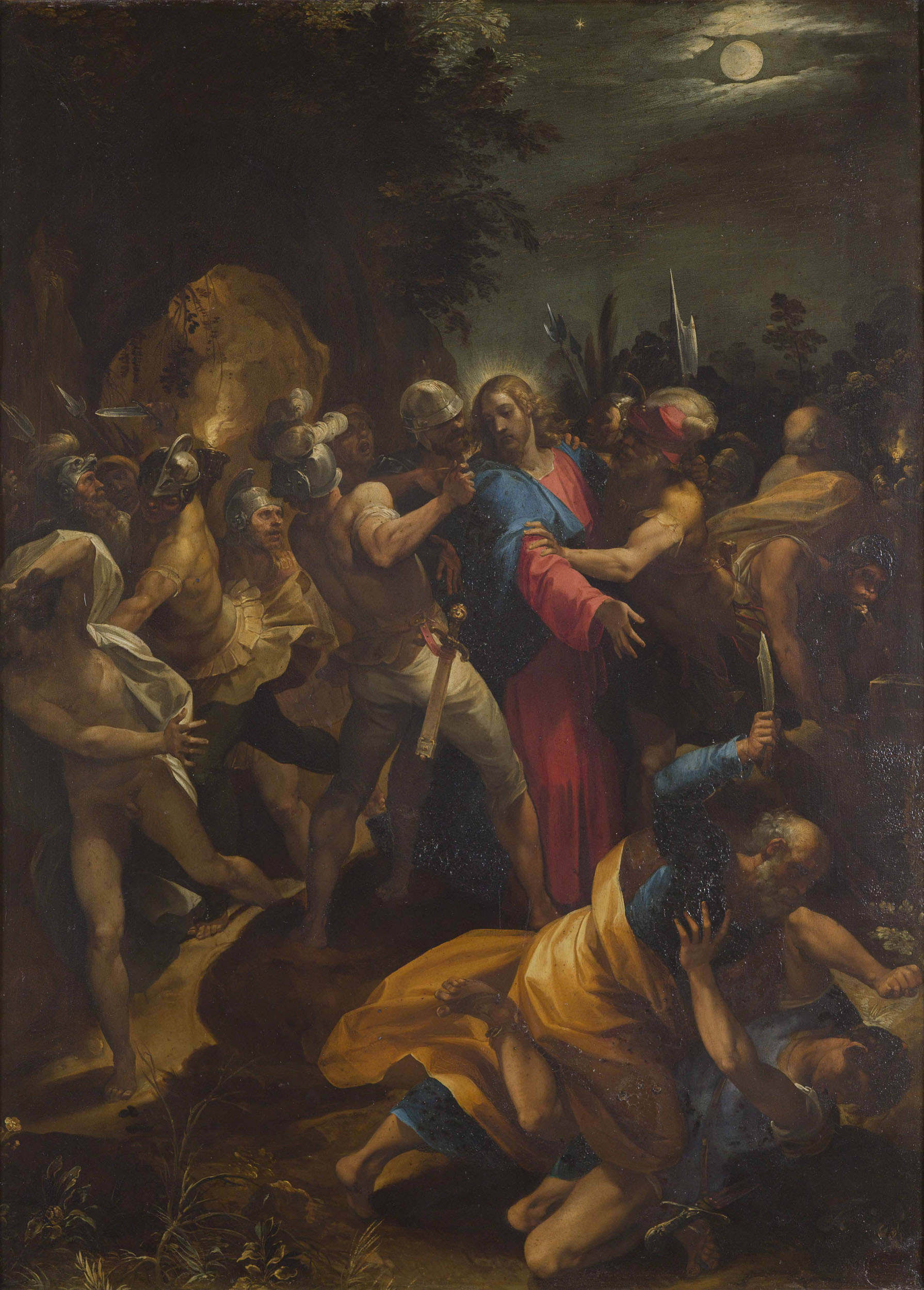Cavalier d’Arpino, „Im Gemüsegarten“ (90er Jahre des 16. Jahrhunderts; Öl auf Leinwand, 88,5 &times; 62 cm; Kassel, Gem&auml;ldegalerie Alte Meister)