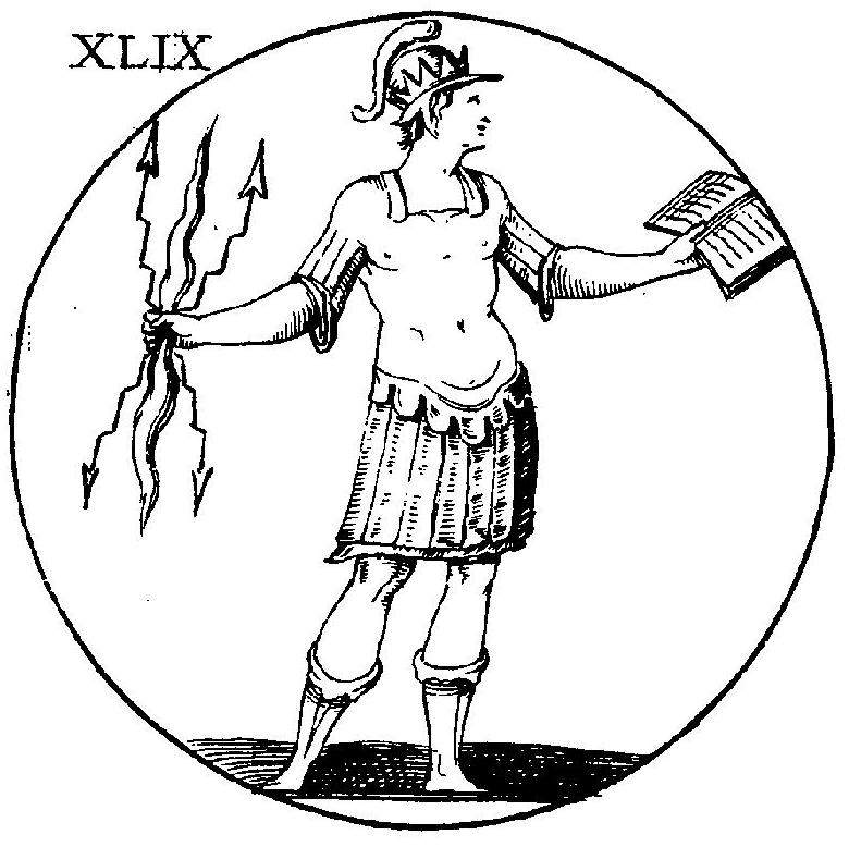 Cesare Ripa, Allegorie der Beredsamkeit, Illustration aus der französischen Ausgabe der „Iconologia“ von 1643, S. 95