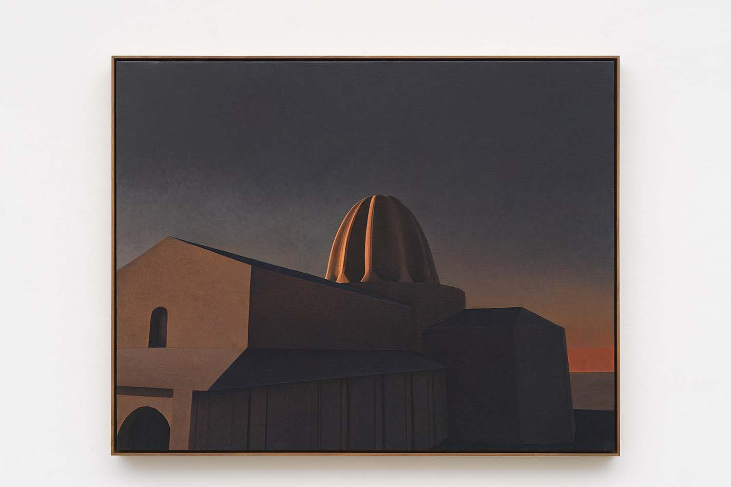 Pietro Roccasalva, Ohne Titel (Giocondit&agrave; VII) (2020; Öl auf Leinwand, 76,5 x 94,5 cm). Foto: Alessandro Zambianchi