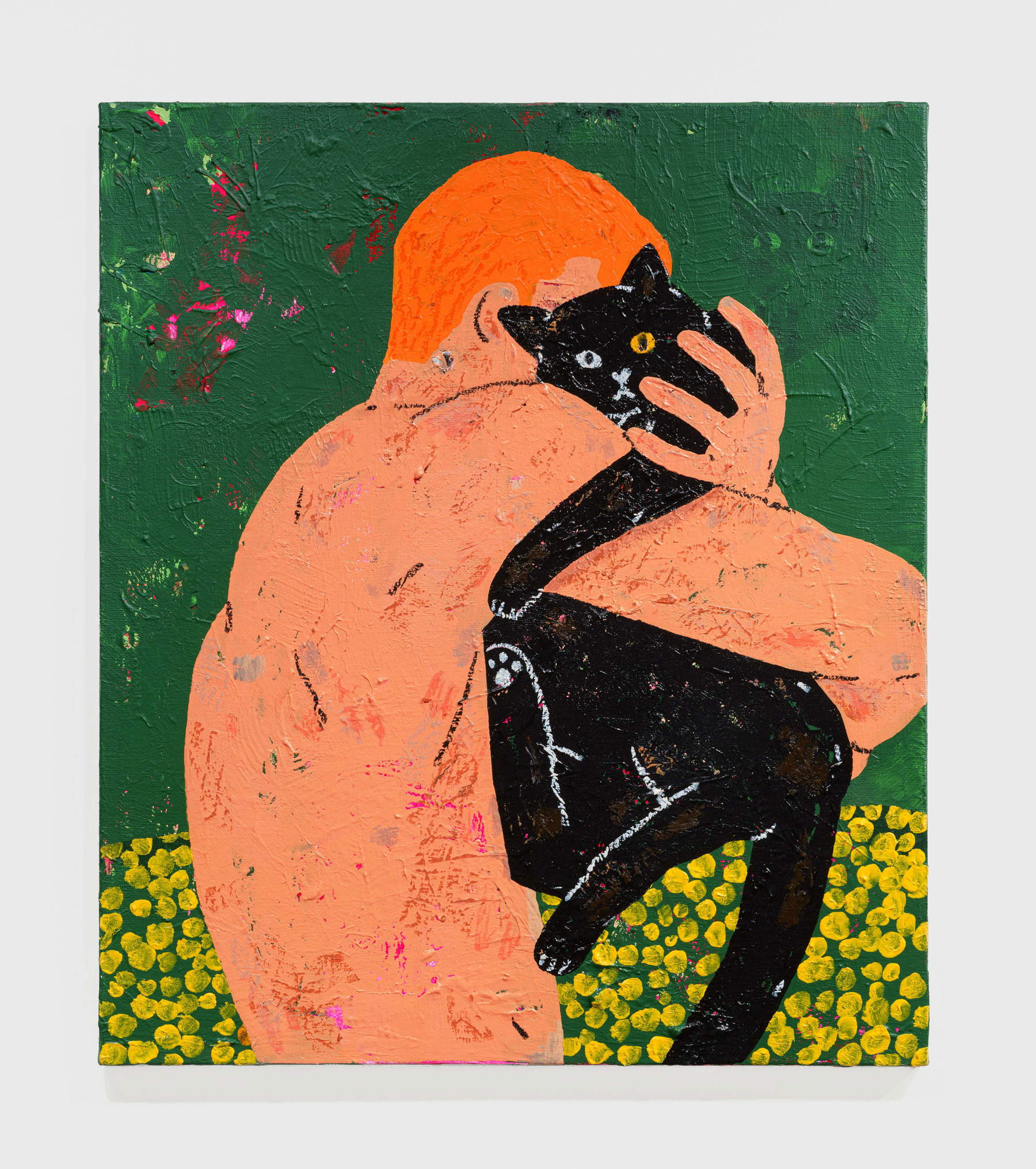 Hyangmok Baik, Last scene (2026; tecnica mista su tela, 53 x 45,5 cm). Presentato da: 193 Gallery