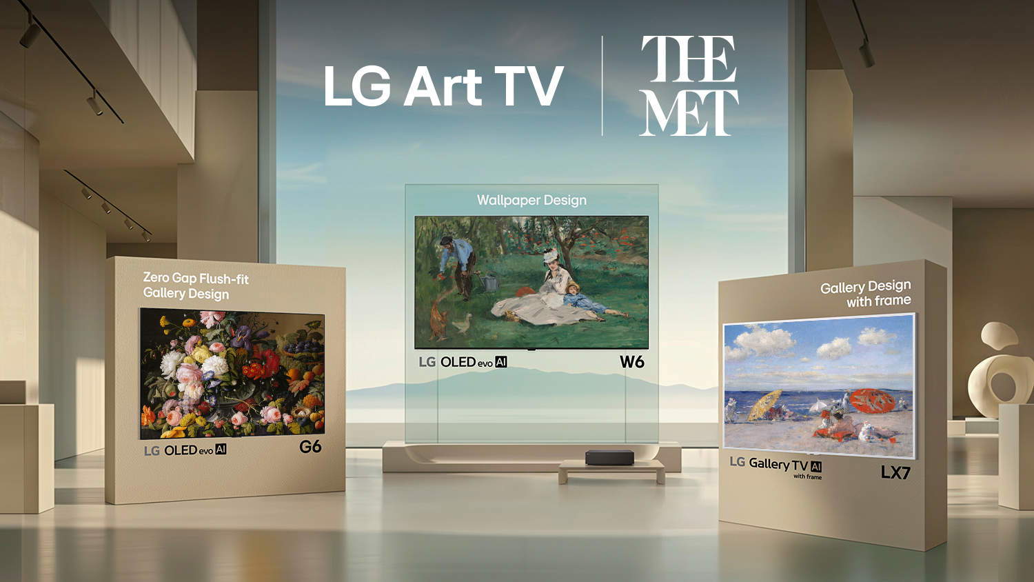 100 chefs-d'œuvre du Metropolitan Museum débarquent sur les téléviseurs LG