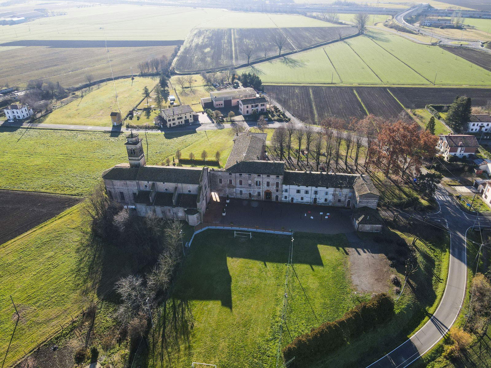 Abbaye de Santa Maria Assunta in Castione Marchesi, Fidenza (Parme). Photo : Paolo Panzera / FAI