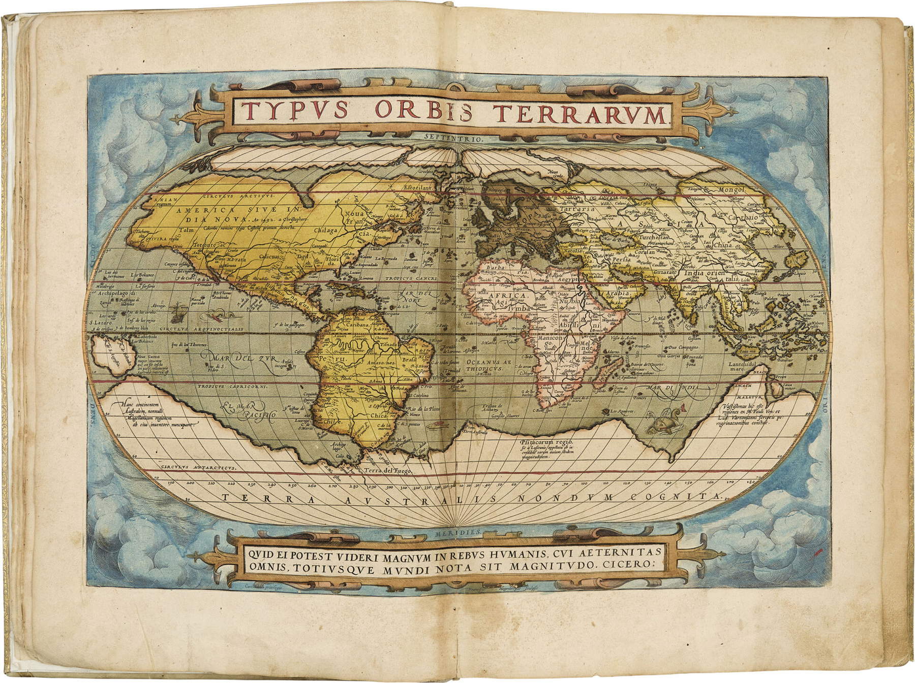 Abraham Ortelius, *Theatrum orbis terrarum opus&hellip;*, Antwerp, engraved by the author and published by Aegidius Radaeus of Ghent, 1575.