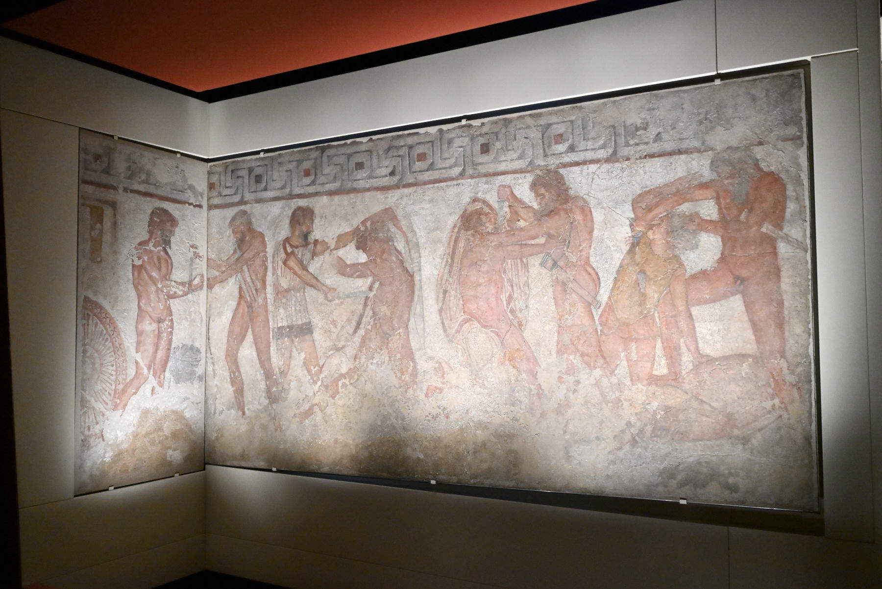 The frescoes in the François Tomb at the Villa Giulia Museum. Photo: Valentina Sensi