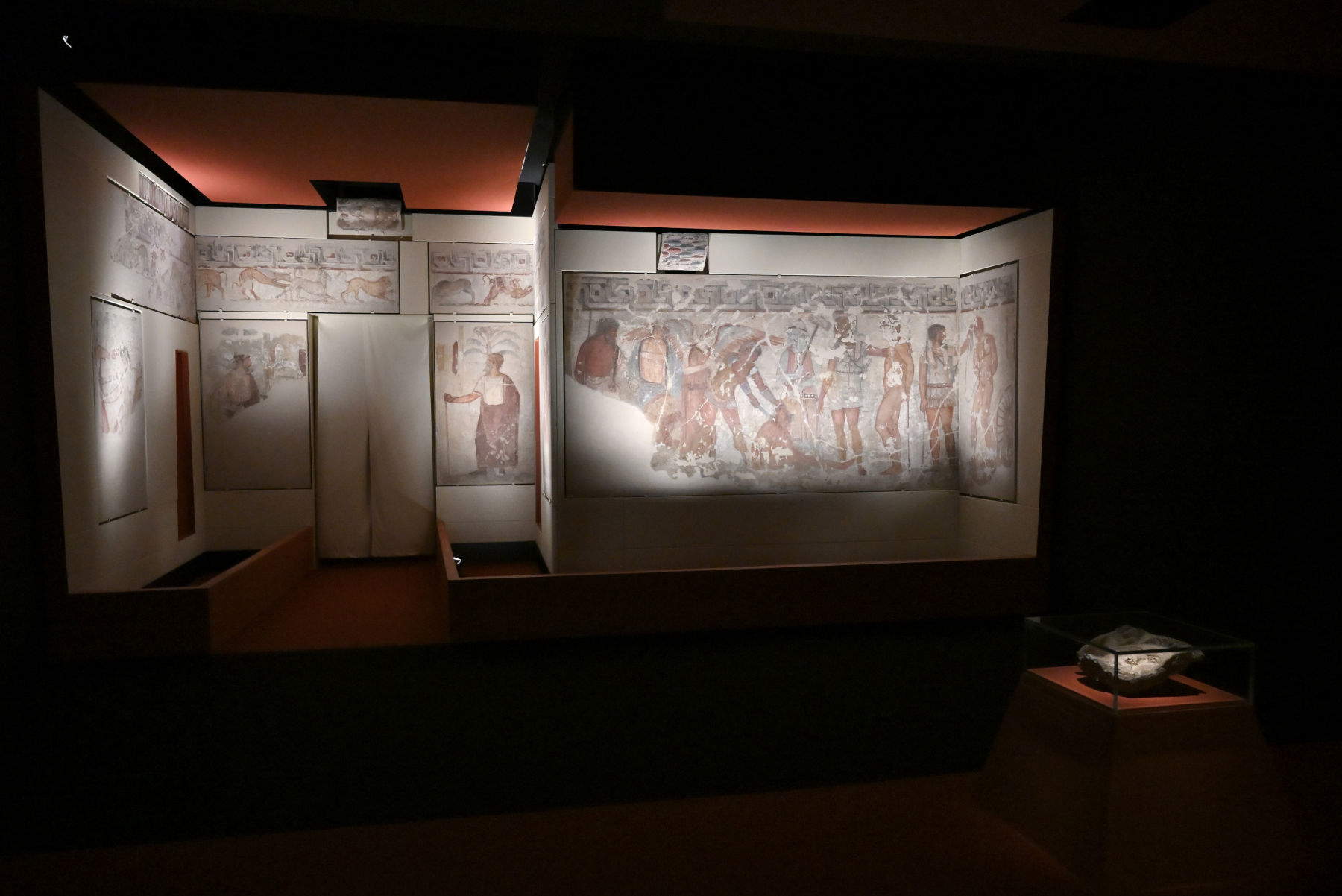 The frescoes in the François Tomb at the Villa Giulia Museum. Photo: Valentina Sensi