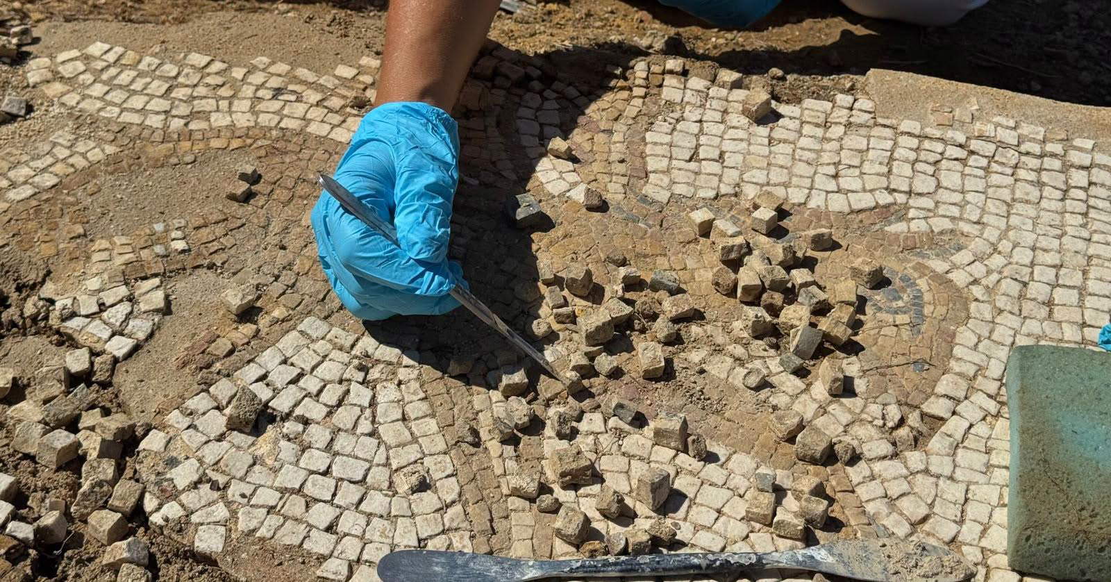 Obras de restauración del Bouleuterion de la antigua Akragas. Foto: Parque Arqueológico del Valle de los Templos, Agrigento