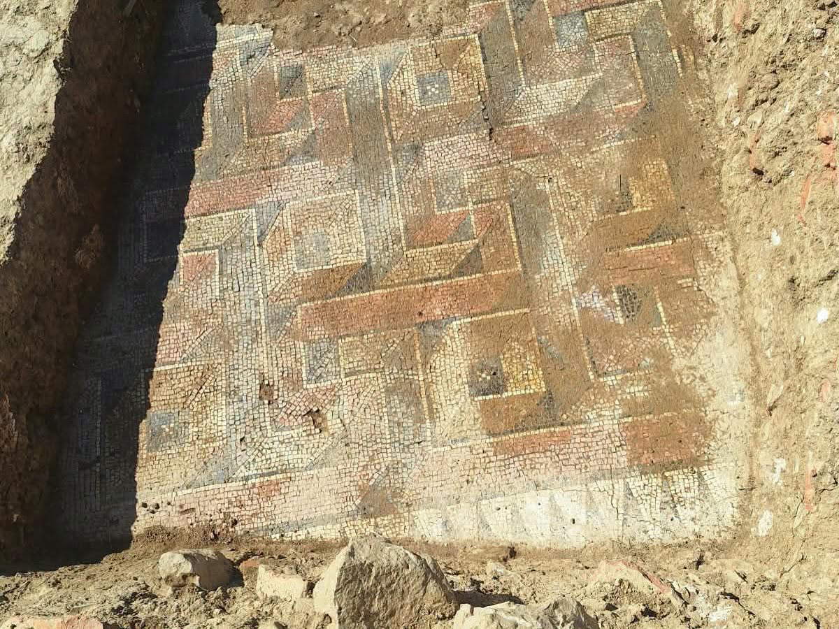 Floors decorated with polychrome mosaics, human figures, and geometric patterns. Photo: &copy; Facebook Profile - Vjosa - National Park