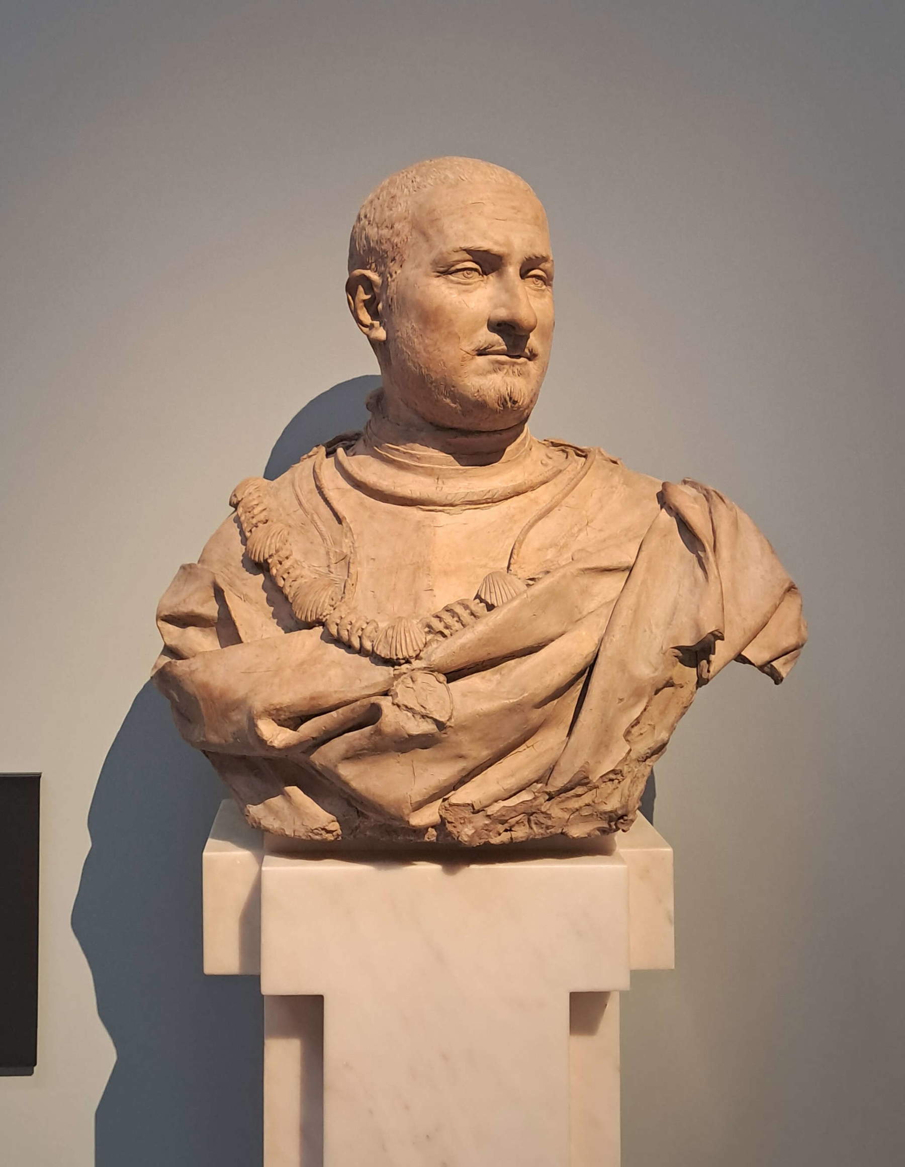 Alessandro Algardi, Portrait of Maurizio Frangipane (1637–1638; terracotta; Bologna, Pinacoteca Nazionale)