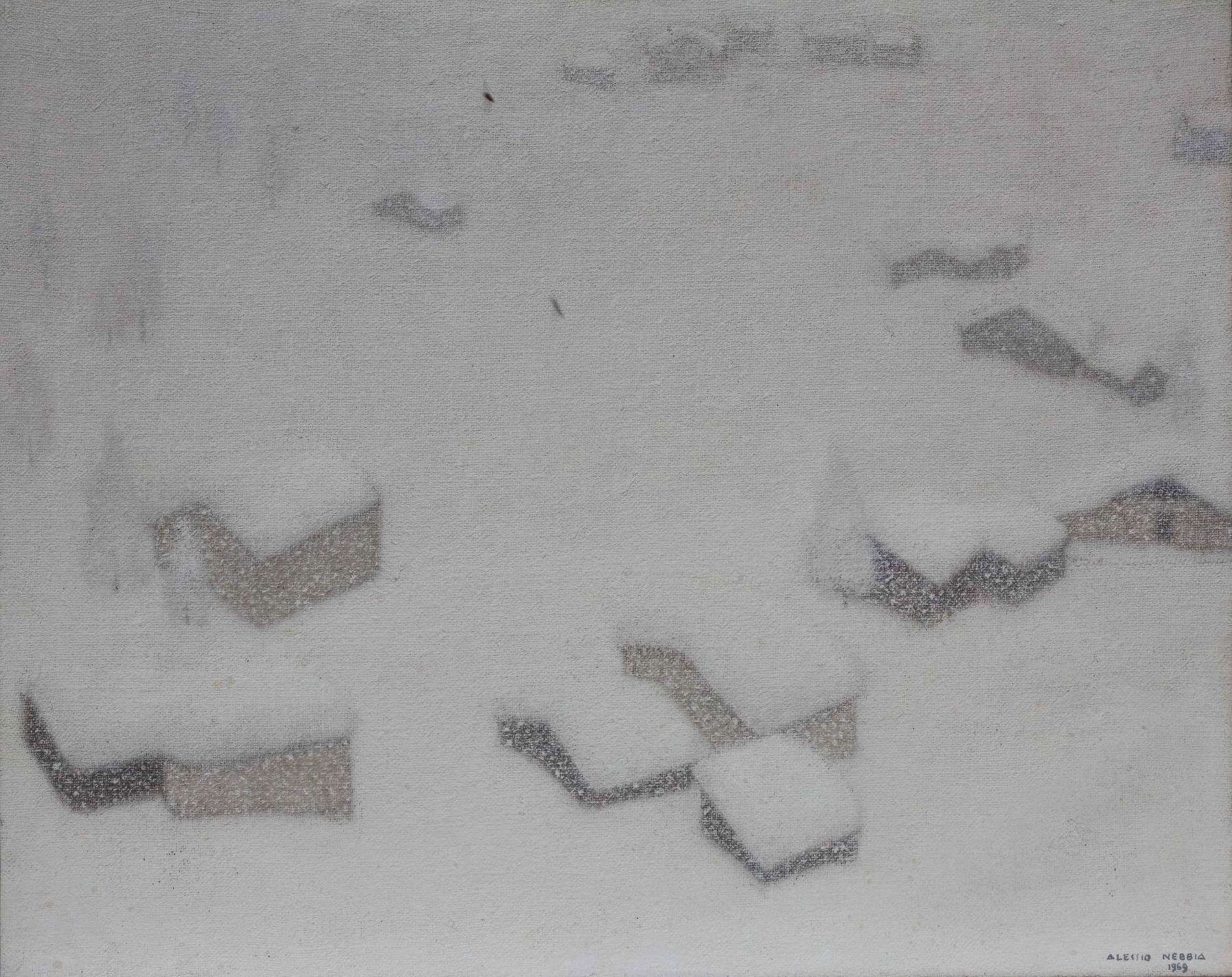 Alessio Nebbia, Nevada en Valmalenco (1969; óleo, 81 x 66 cm)