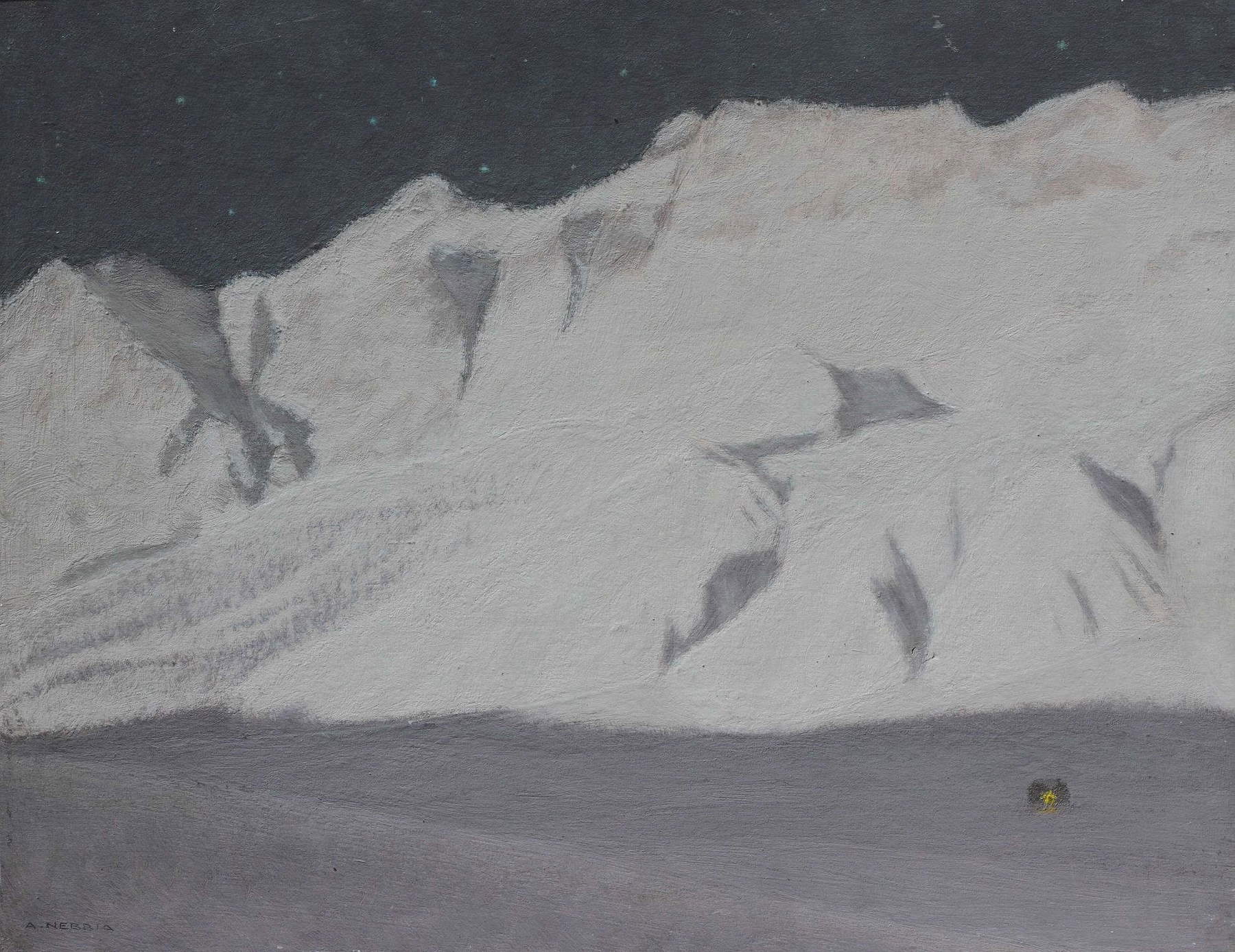 Alessio Nebbia, «Nocturno» (óleo, 45 x 35 cm)