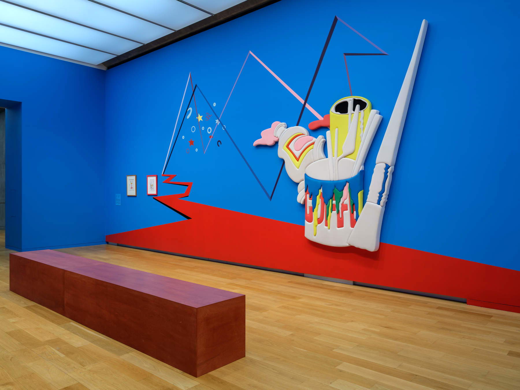 View of the installation, *The Whale*, *The Modern* (2025; Fort Worth, Texas). Photo: Courtesy of Alex Da Corte Studio