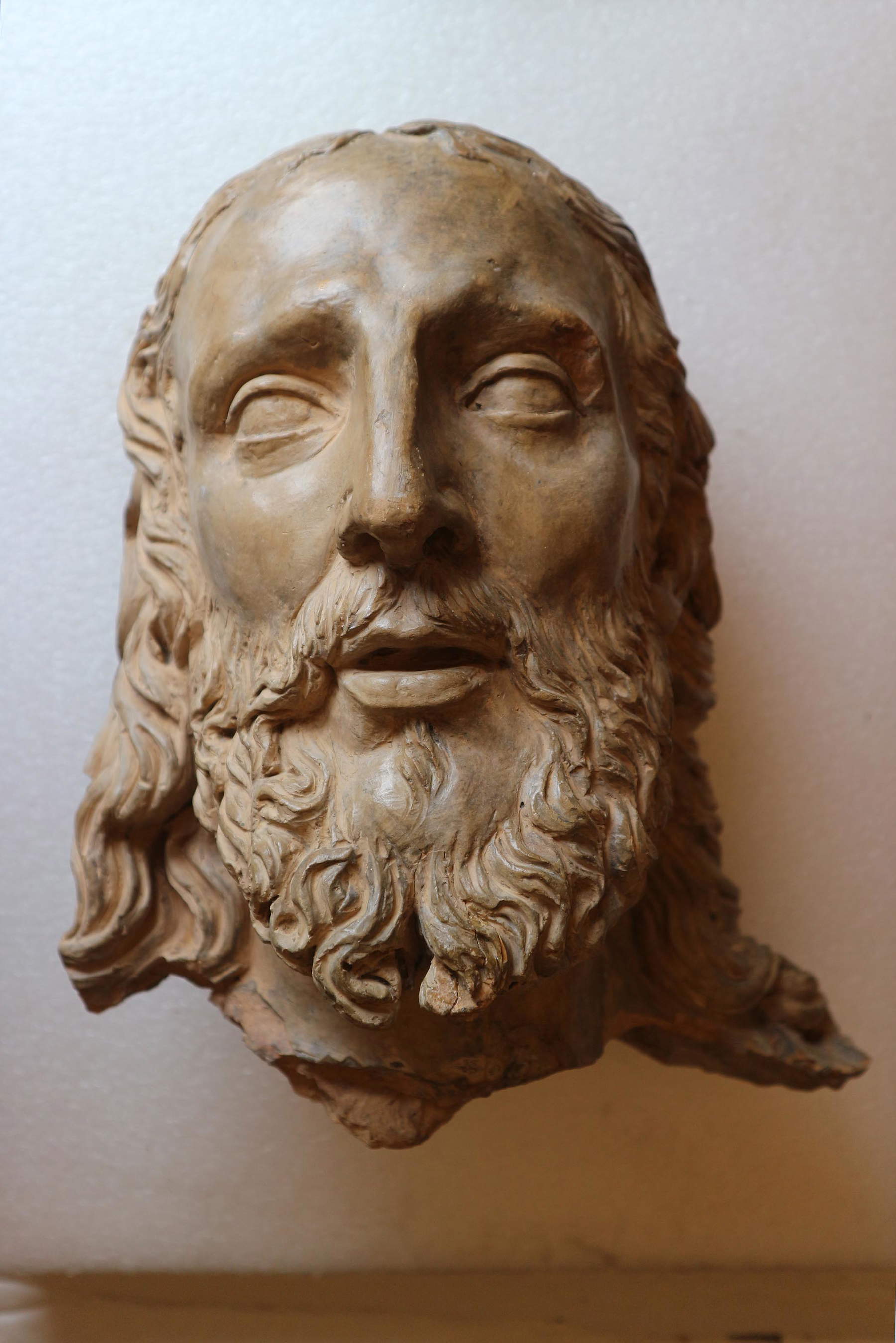 Alfonso Lombardi, Visage du Christ (Bologne, Pinacoteca Nazionale)