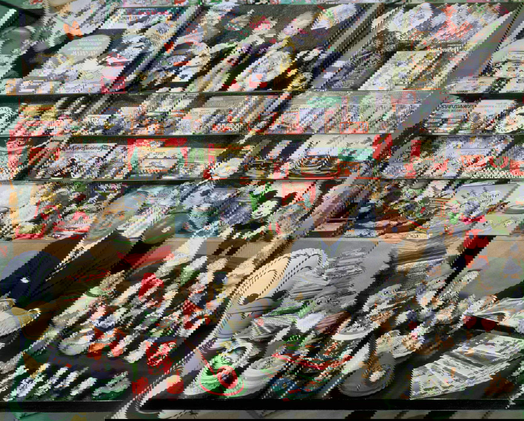 Alfred Eisenstaedt, Roy Disney poses with a huge collection of Disney brand items (Anaheim, California, 1050) &copy; Alfred Eisenstaedt /The LIFE Picture Collection /Shutterstock