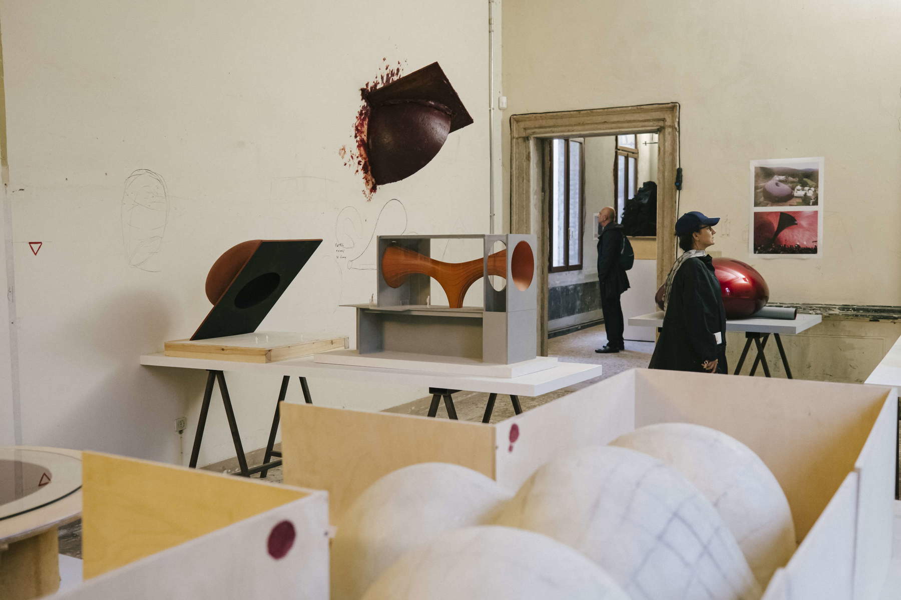 Plans de l'exposition. Photo : Umberto Santoro