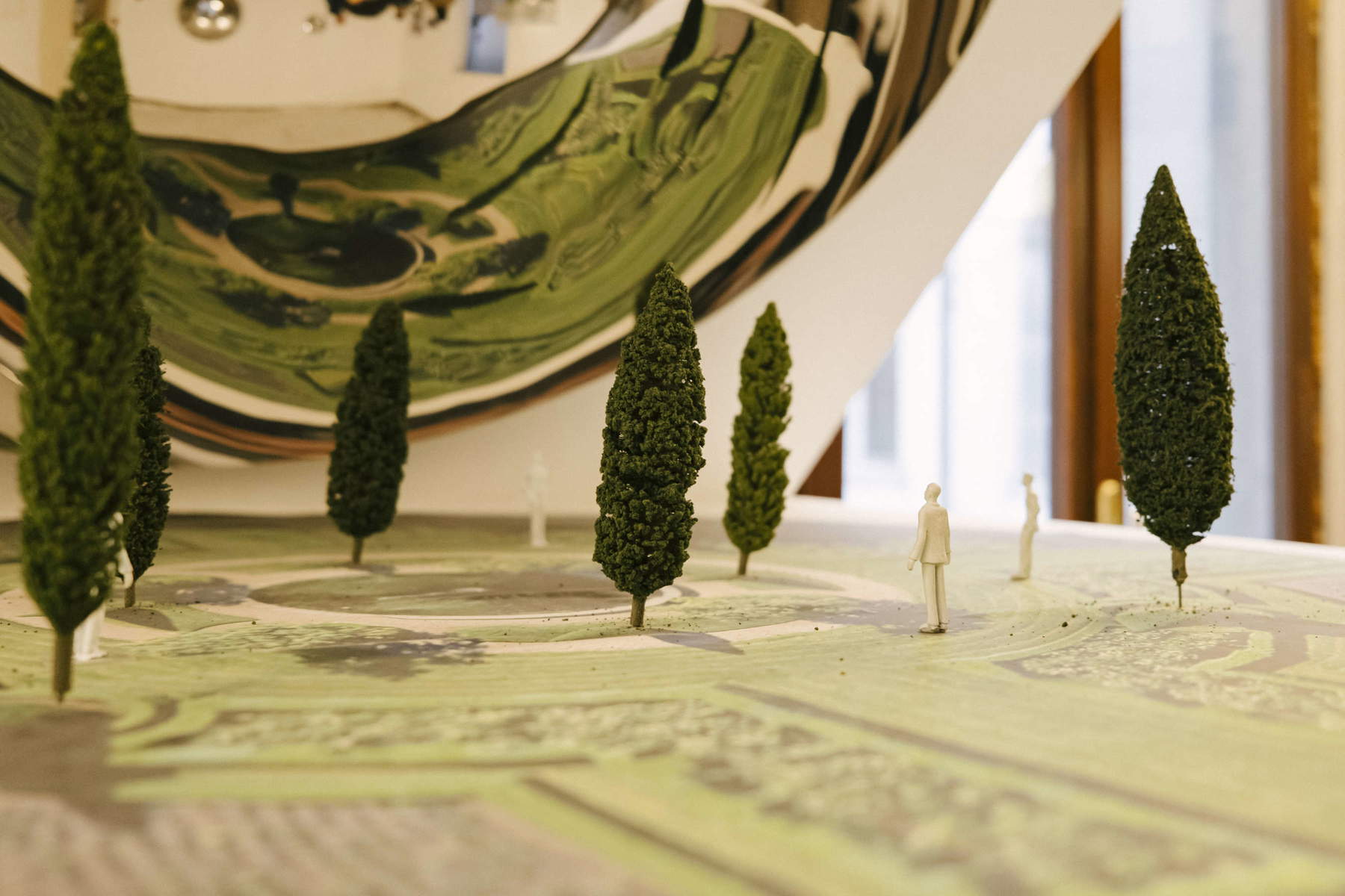 Plans de l'exposition. Photo : Umberto Santoro