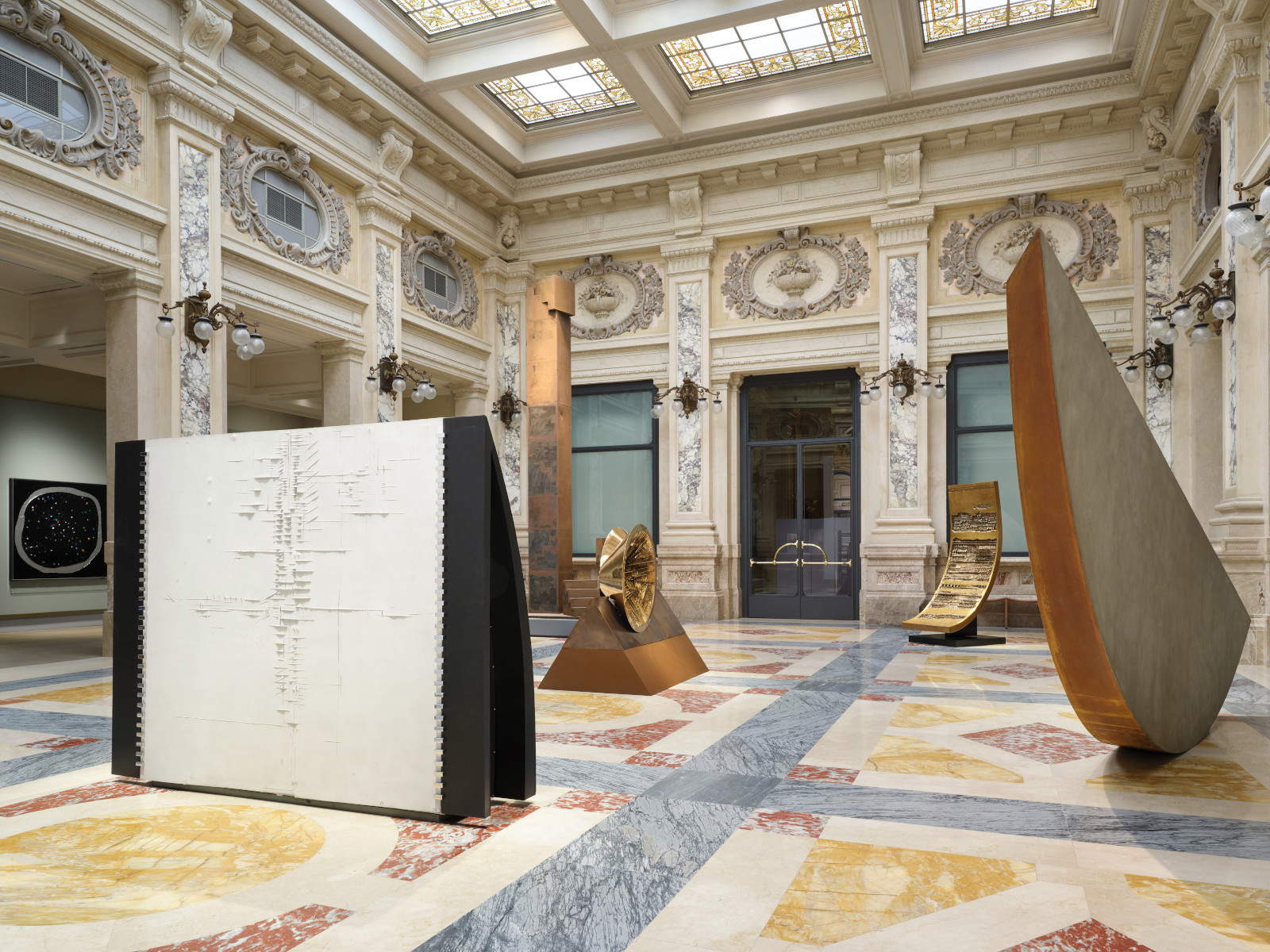 Arnaldo Pomodoro. A Life, Gallerie d'Italia - Milan, Intesa Sanpaolo Museum, 2026. Photo: Agostino Osio - Alto Piano Studio. Courtesy of Arnaldo Pomodoro Foundation and Intesa Sanpaolo.