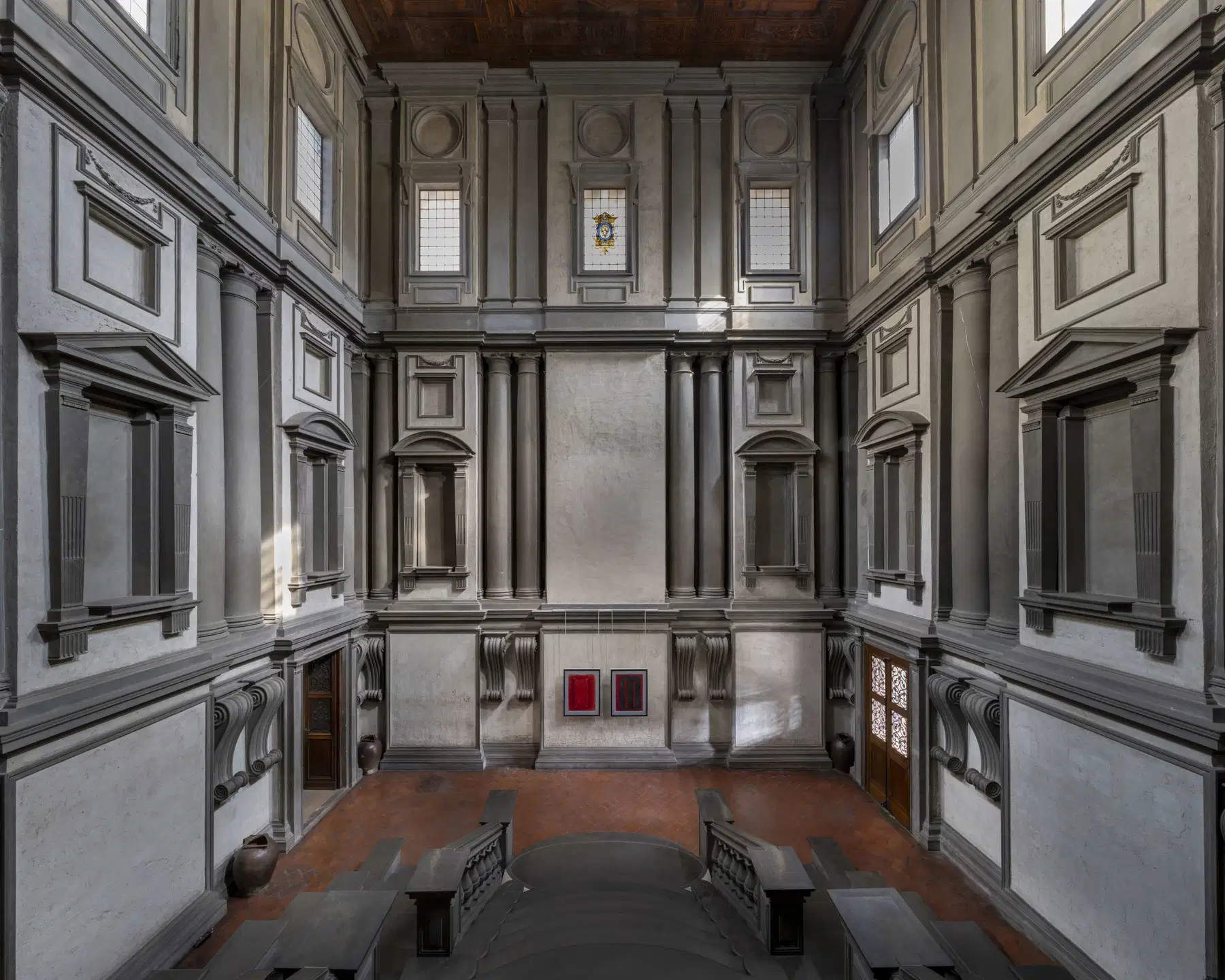 Mise en scène de l'exposition Mark Rothko à Florence, au Palazzo Strozzi. Photo : Ela Bialkowska / OKNO Studio