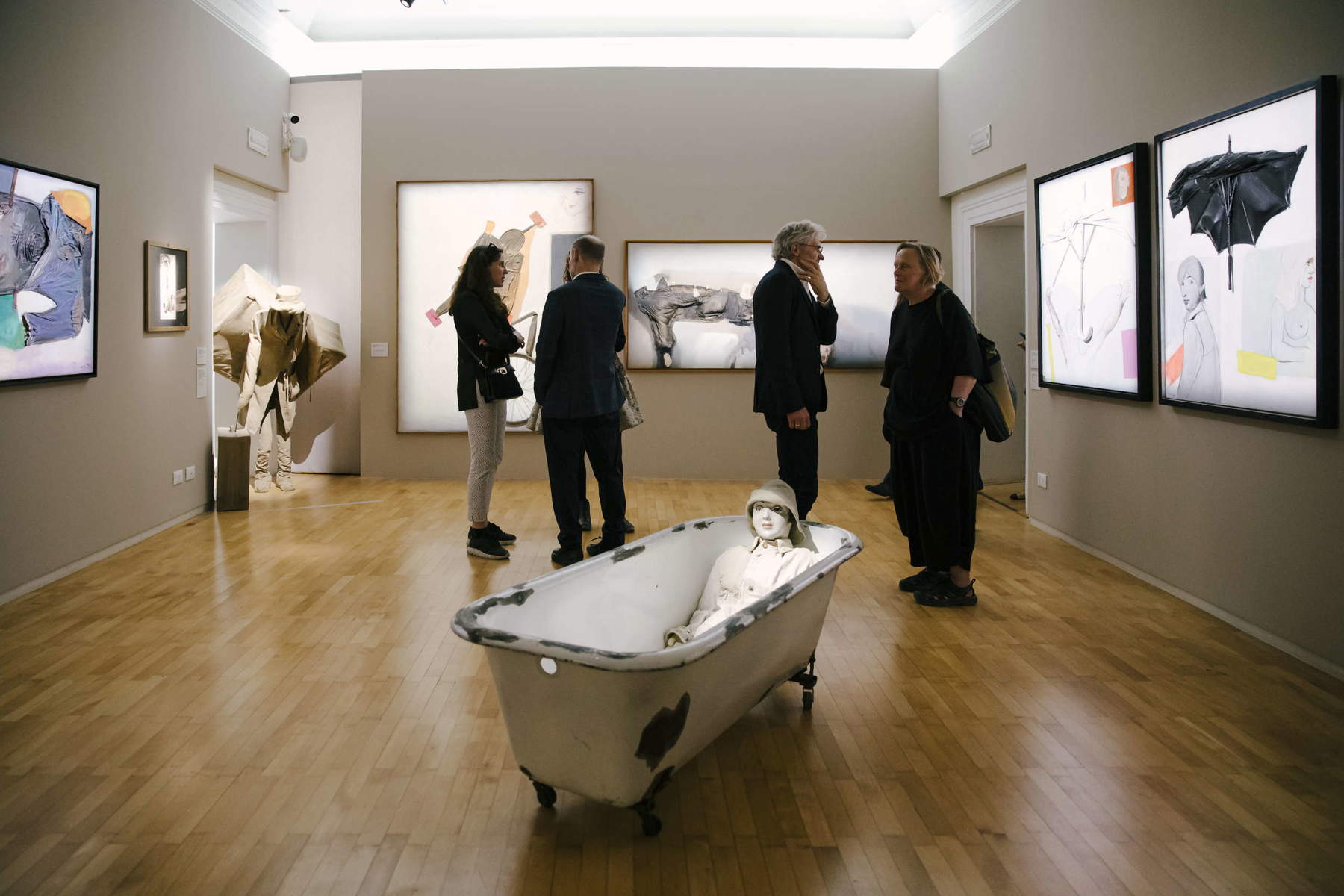 Exhibition layouts. Photo: Umberto Santoro