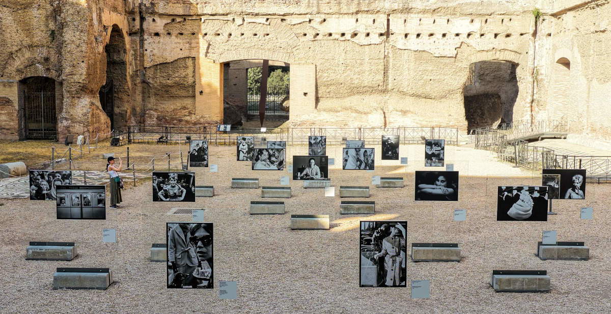 Rom, Frank Horvat in den Caracalla-Thermen: Mode, Porträts, Landschaften