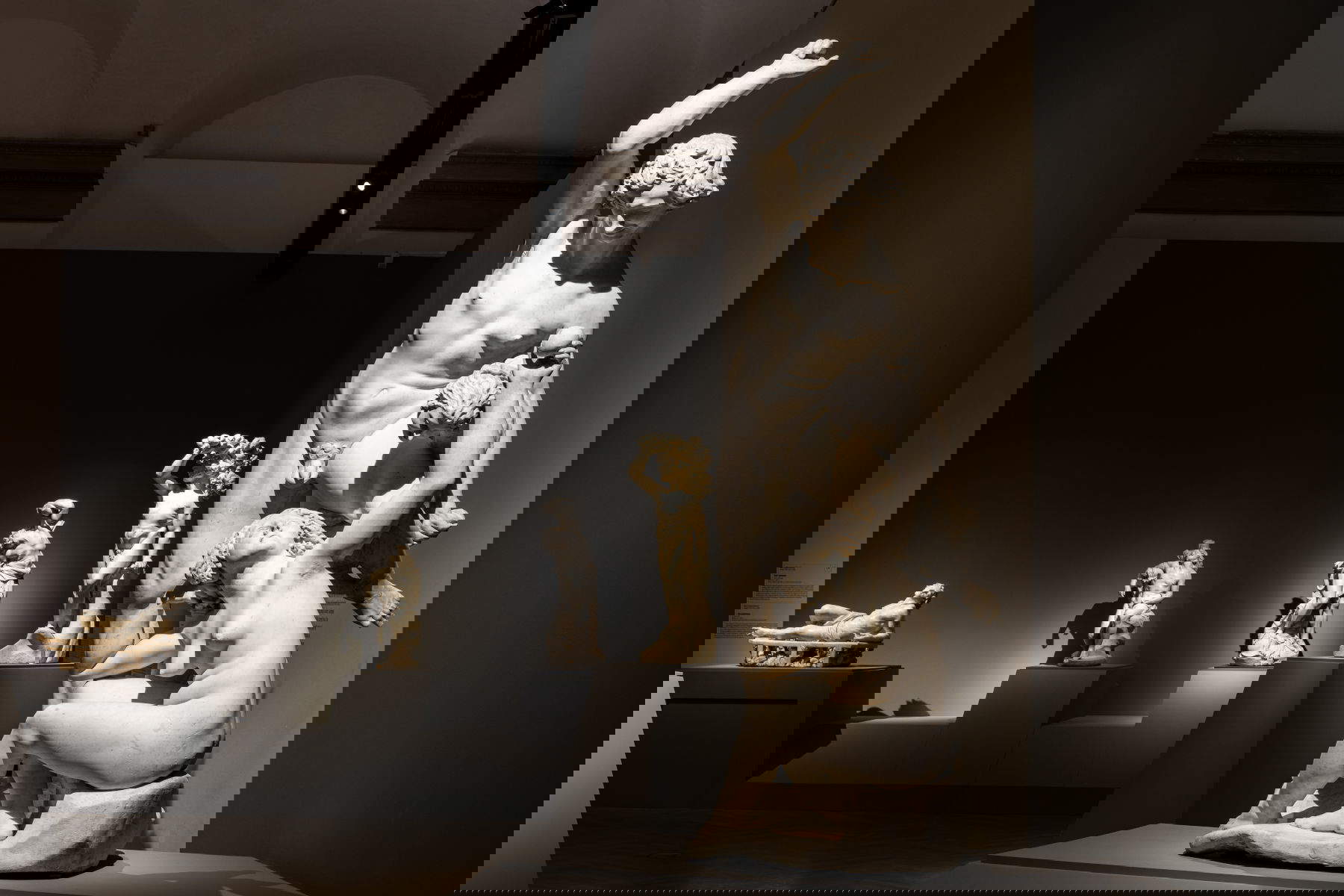 Allestimento della mostra Bernini e i Barberini presso Palazzo Barberini a Roma. Foto: Alberto Novelli