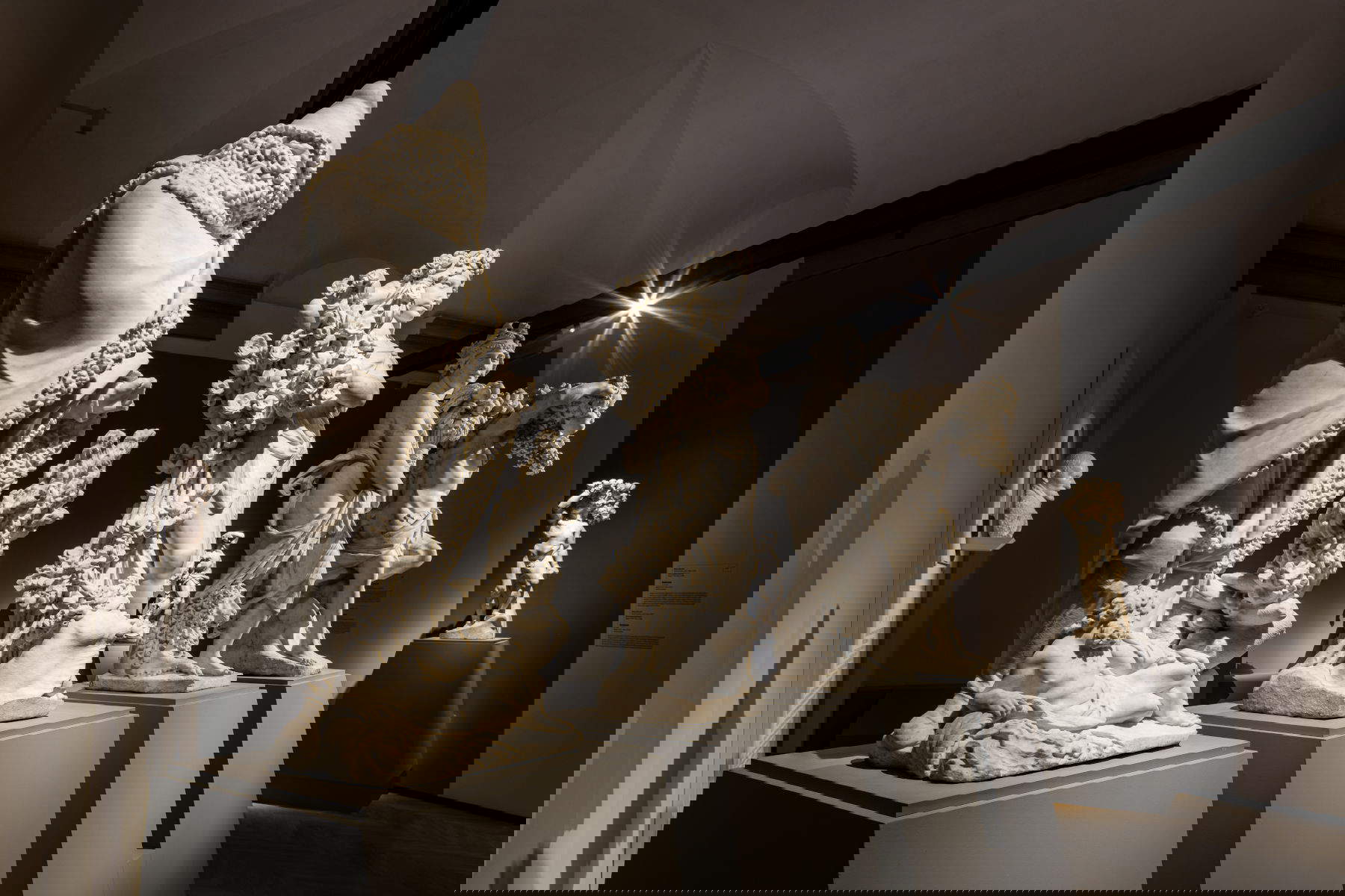 Allestimento della mostra Bernini e i Barberini presso Palazzo Barberini a Roma. Foto: Alberto Novelli